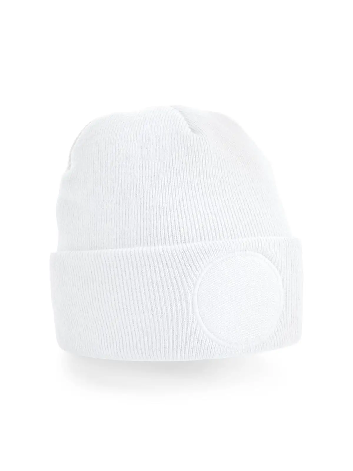 Circular Patch Beanie