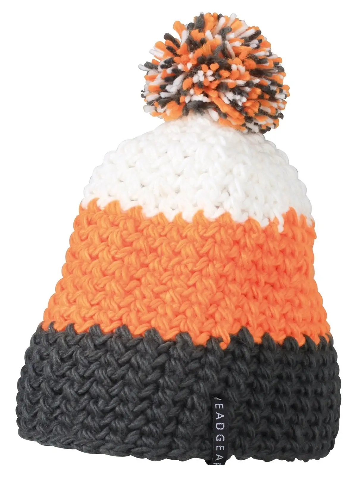 Crocheted Cap with Pompon