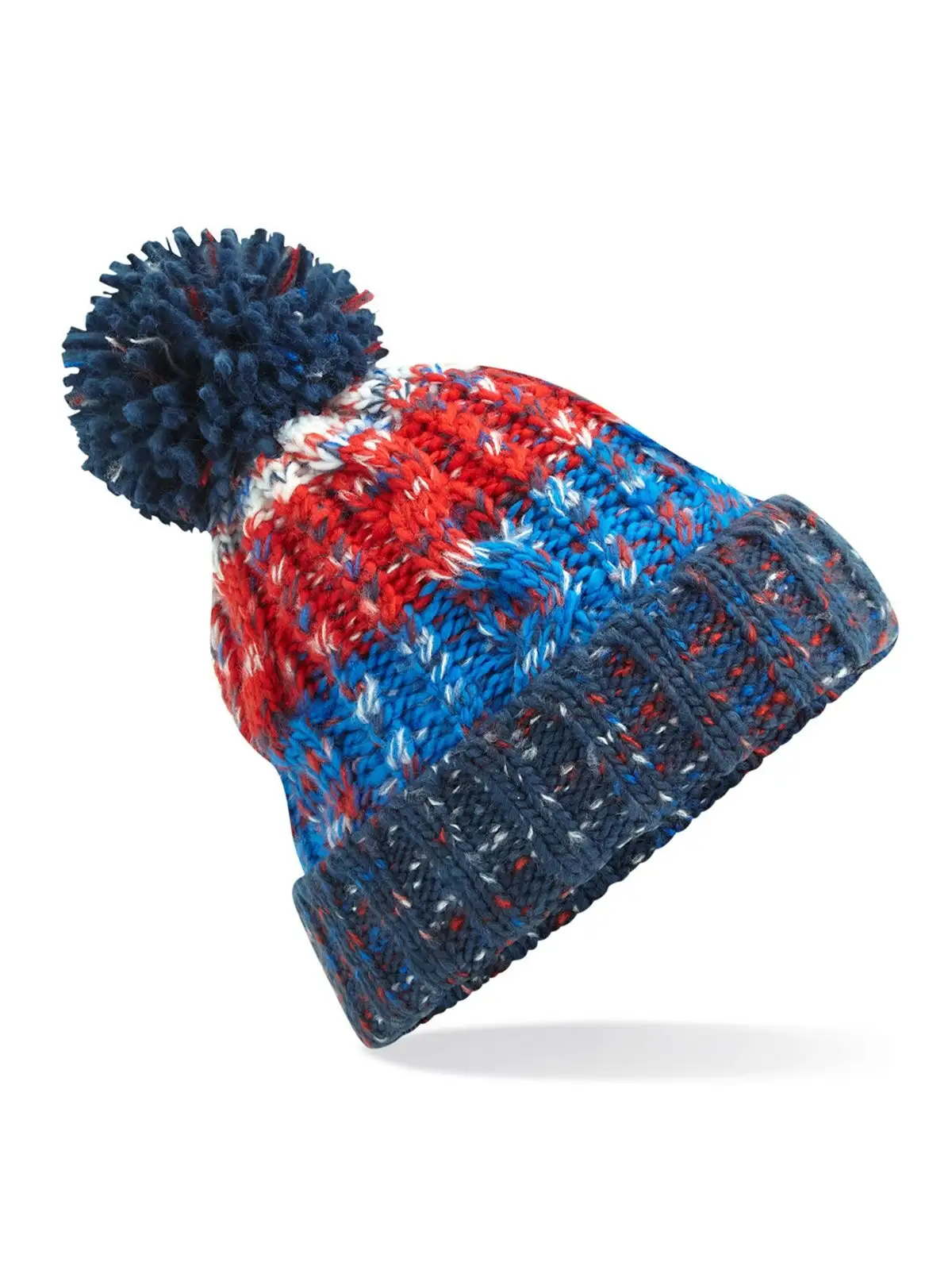 Corkscrew Pom Pom Beanie