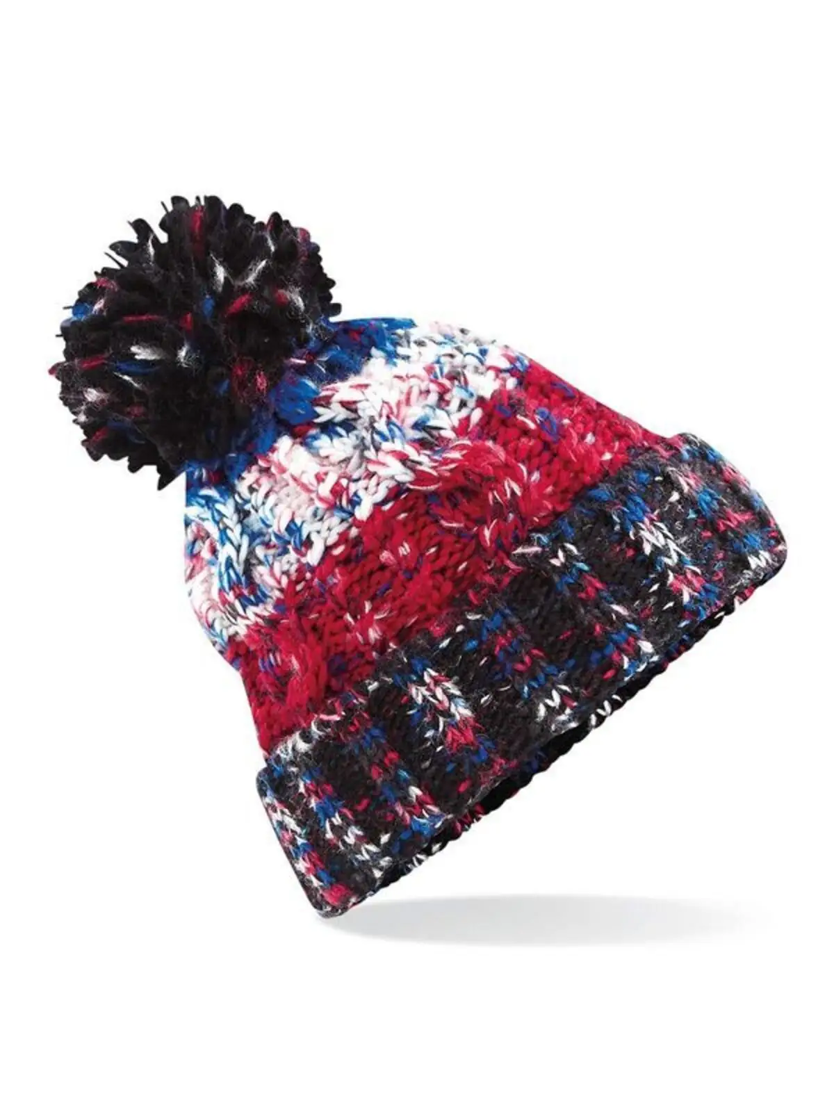 Corkscrew Pom Pom Beanie