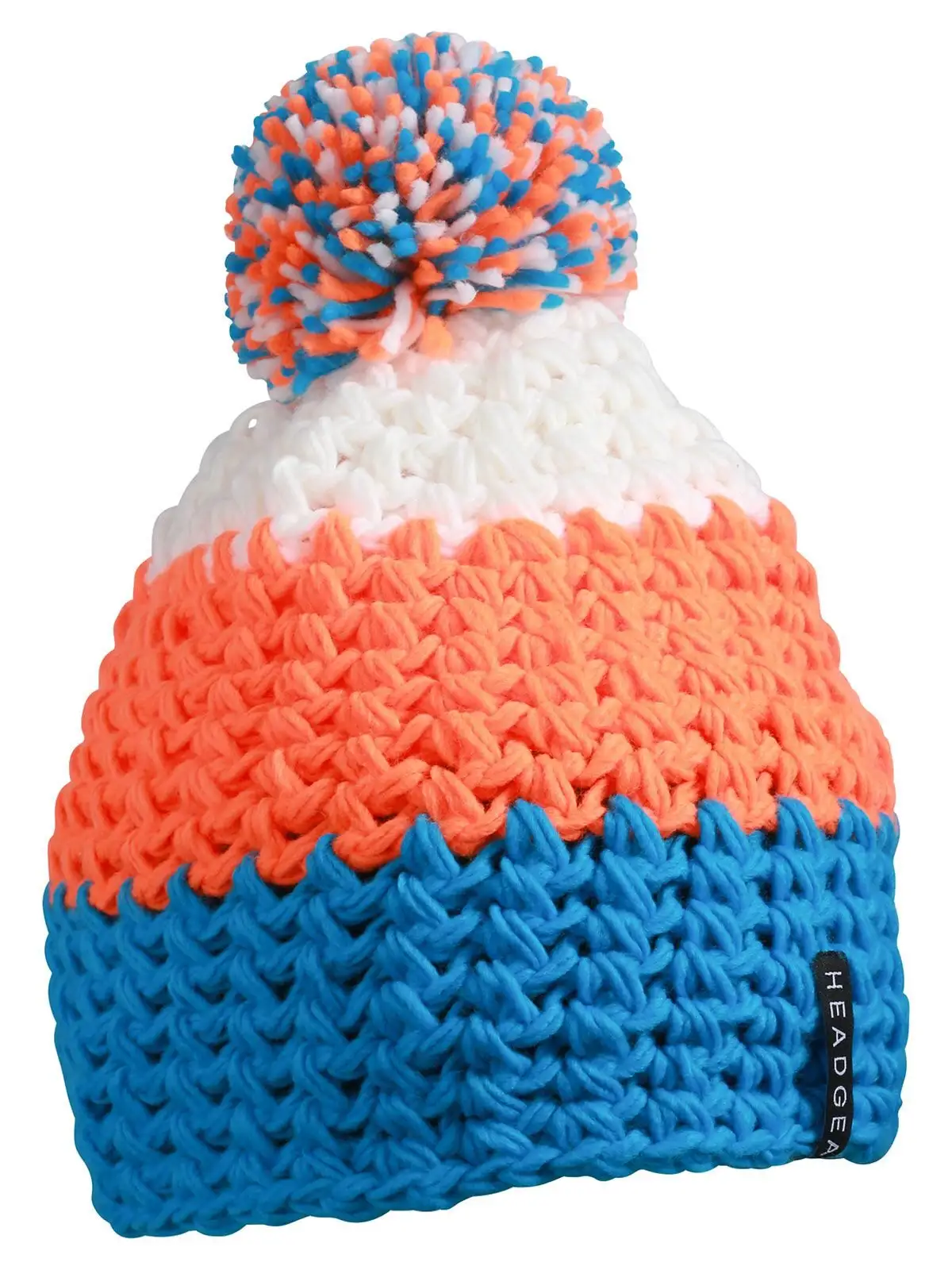 Crocheted Cap with Pompon