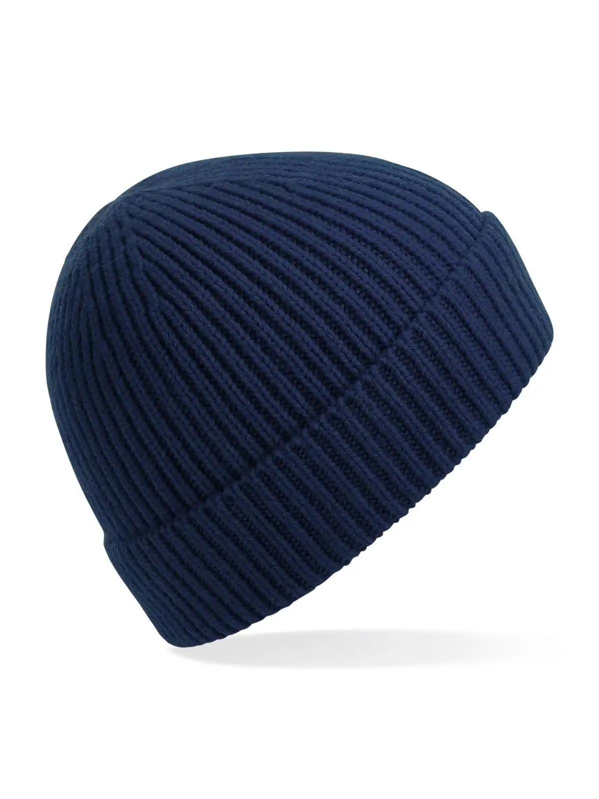 Engineered Knit Ribbed Beanie