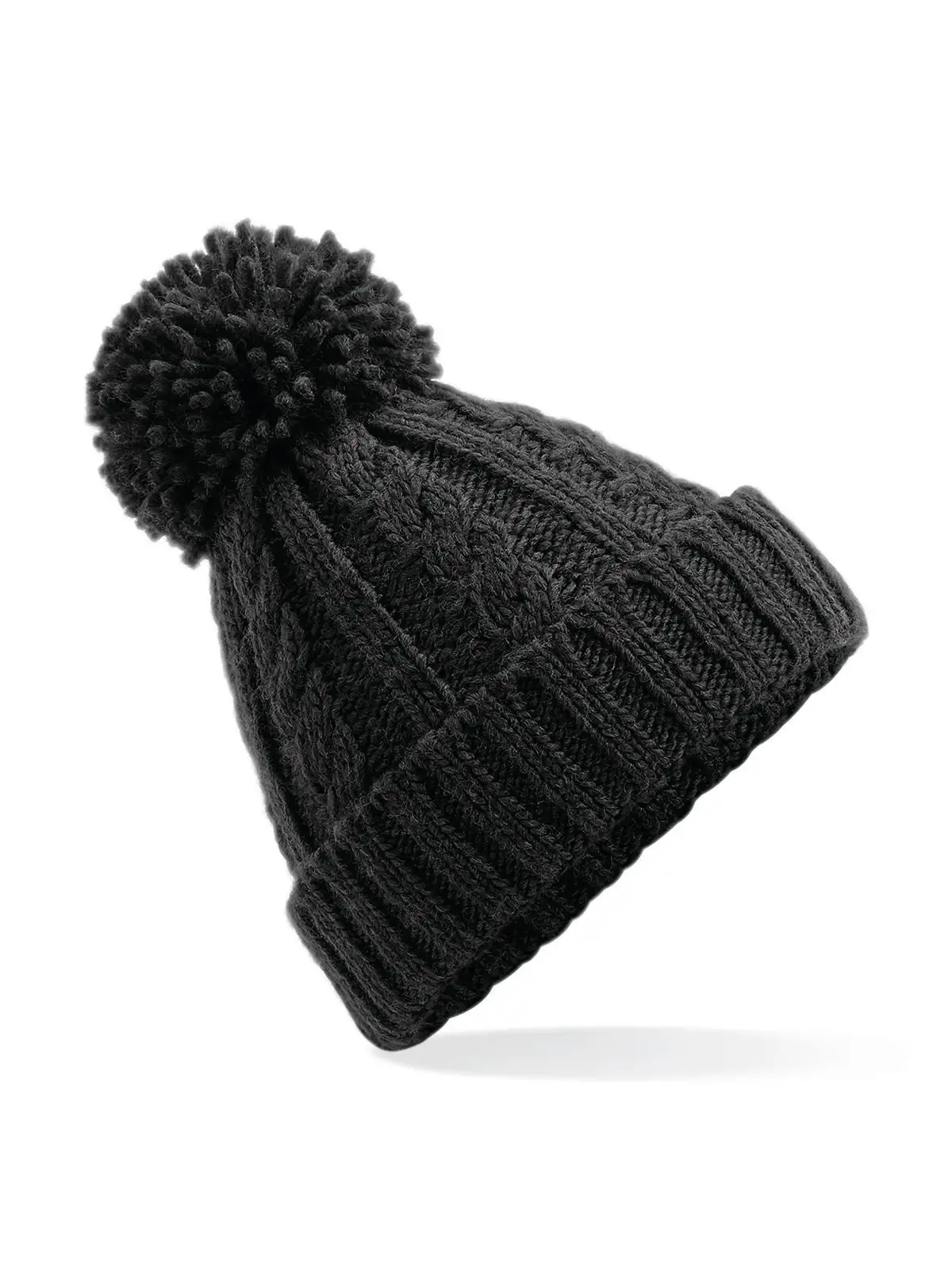 Cable Knit Melange Beanie