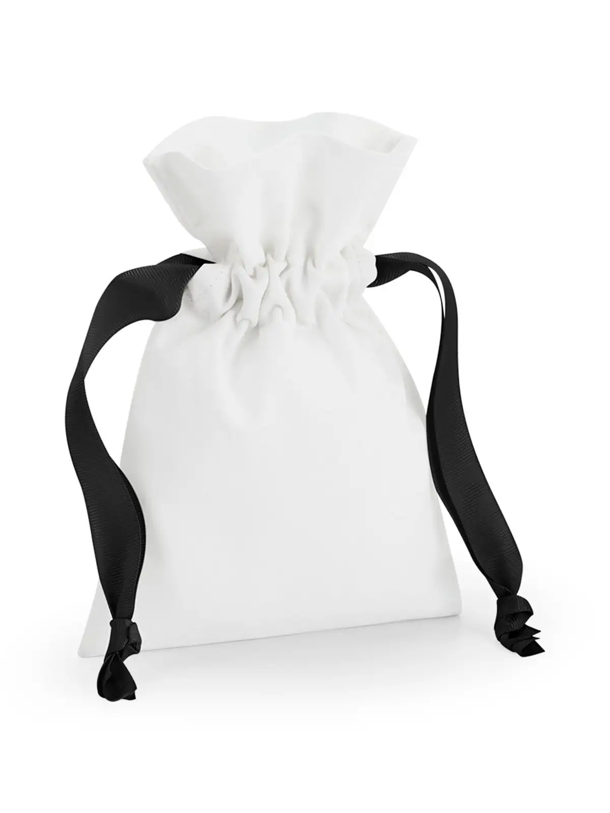 Cotton Gift Bag With Ribbon Drawstring