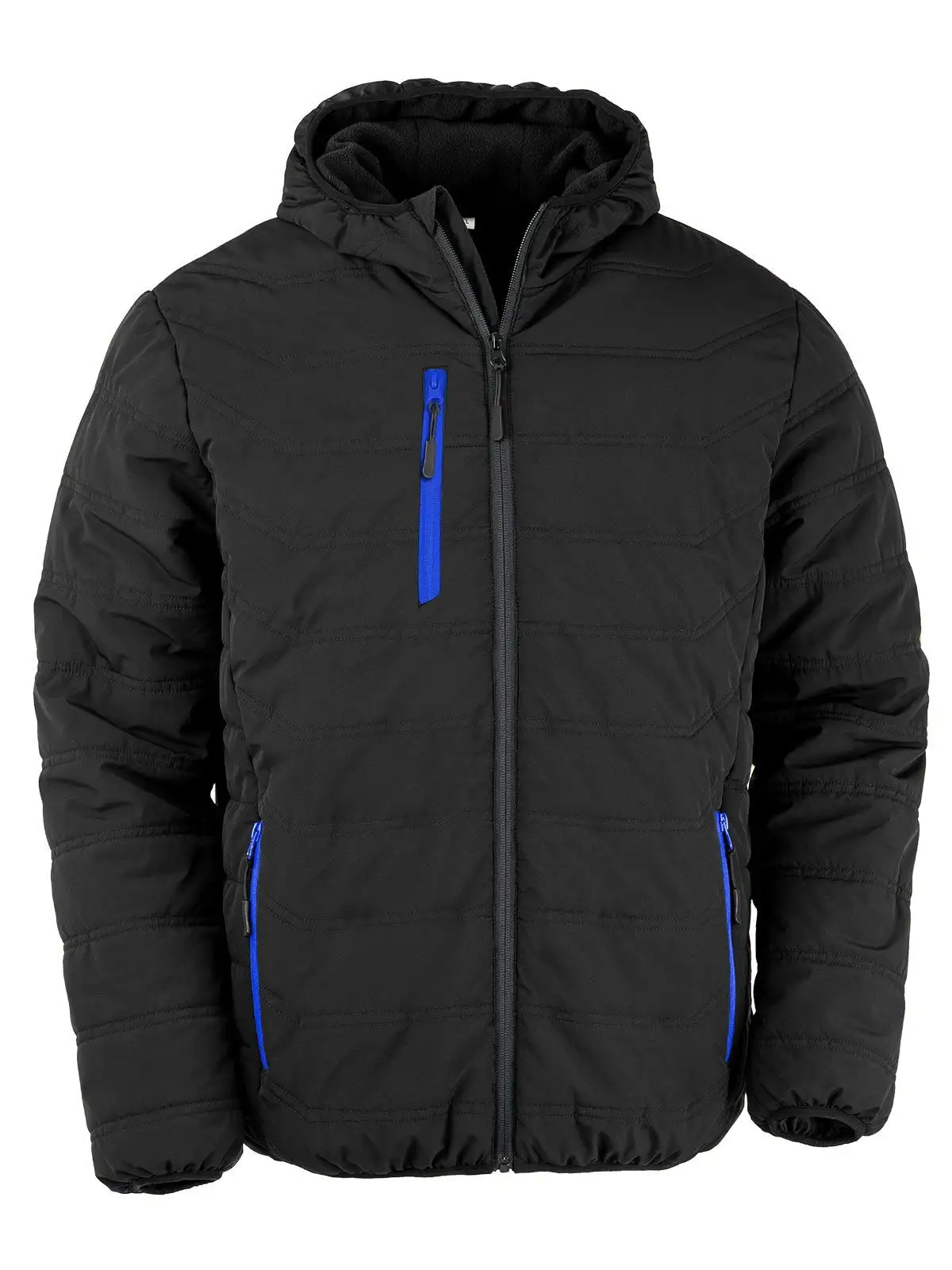 Black Compass Padded Winter Jacket