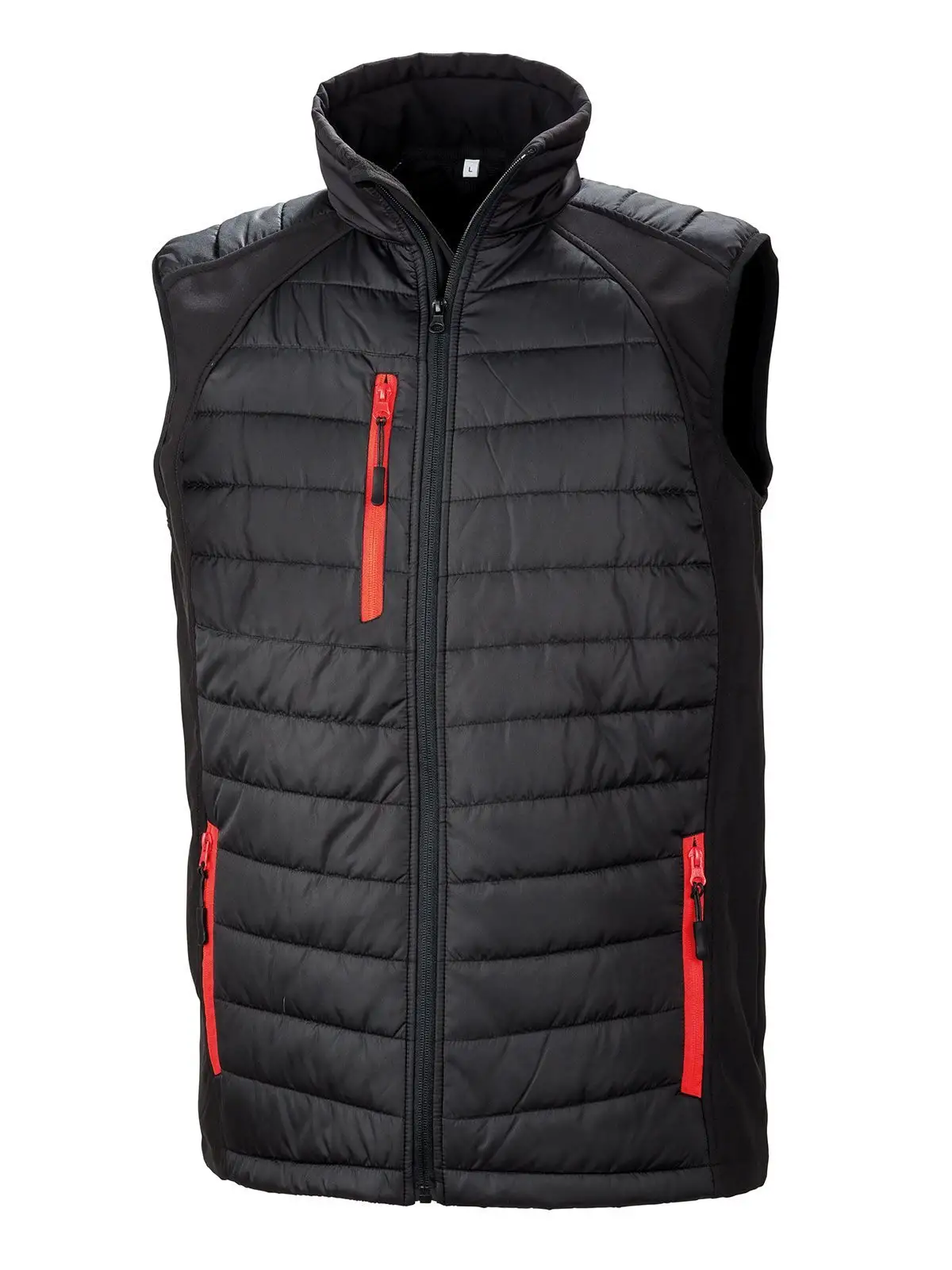 Black Compass Padded Softshell Gilet