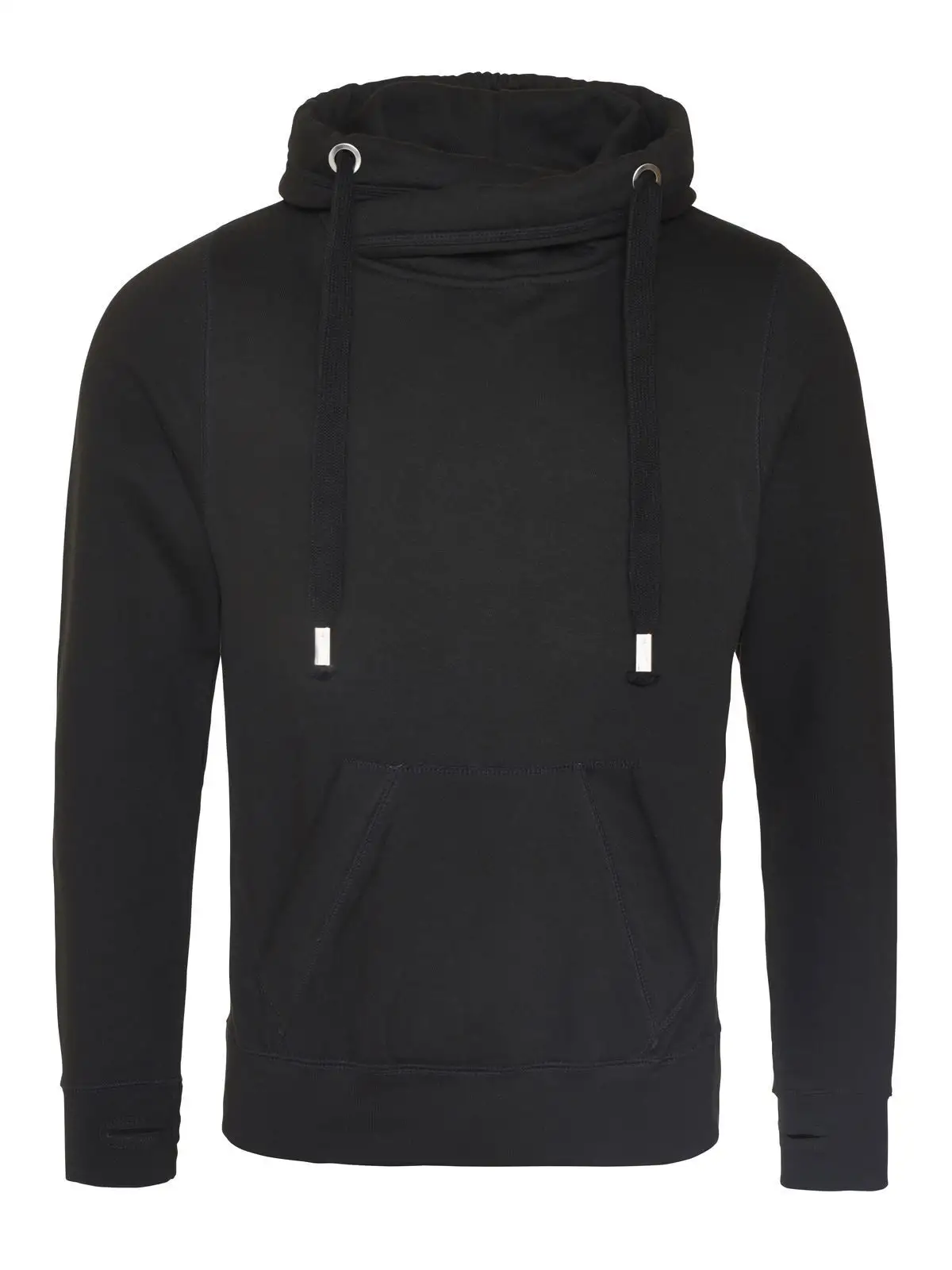 Cross Neck Hoodie