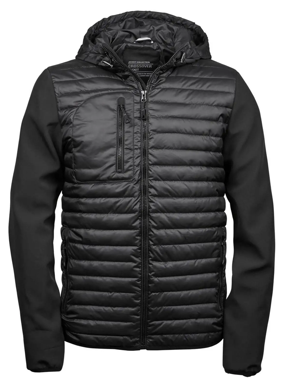 Hooded Crossover Jacket