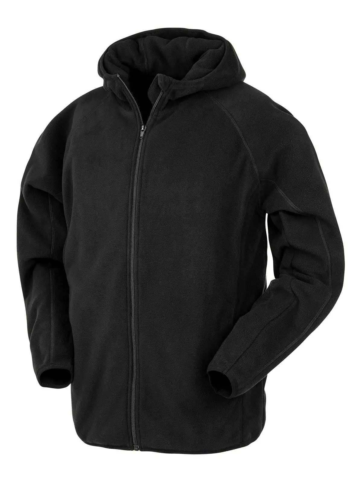 Hooded Recycled Microfleece Jacket