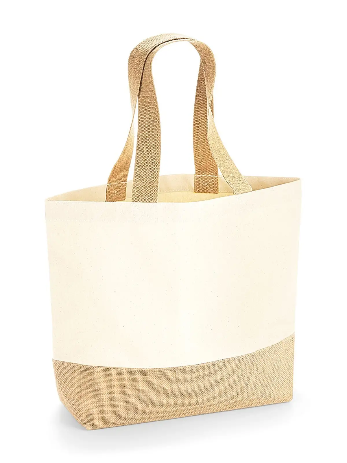 Jute Base Canvas Tote