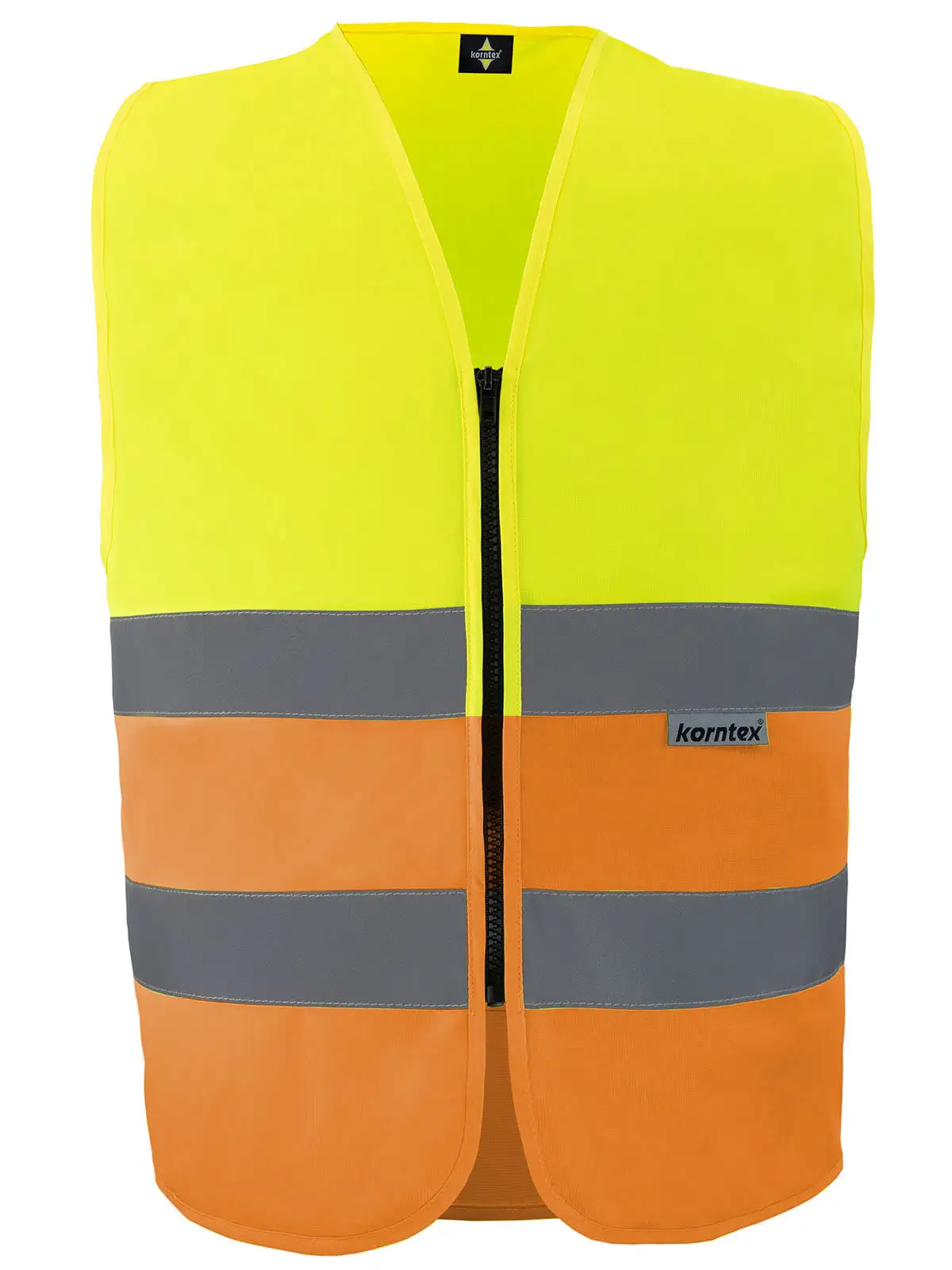 Korntex Safety Vest with Zipper Cologne