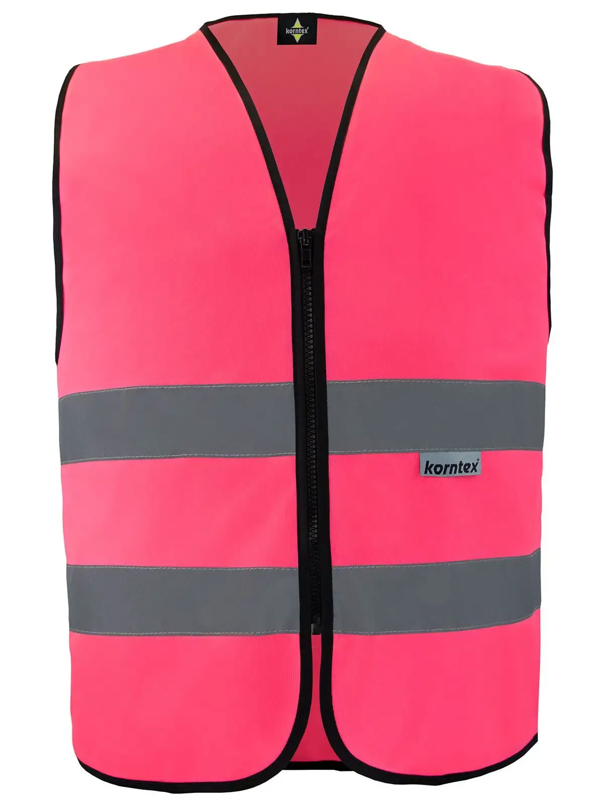 Korntex Safety Vest with Zipper Cologne