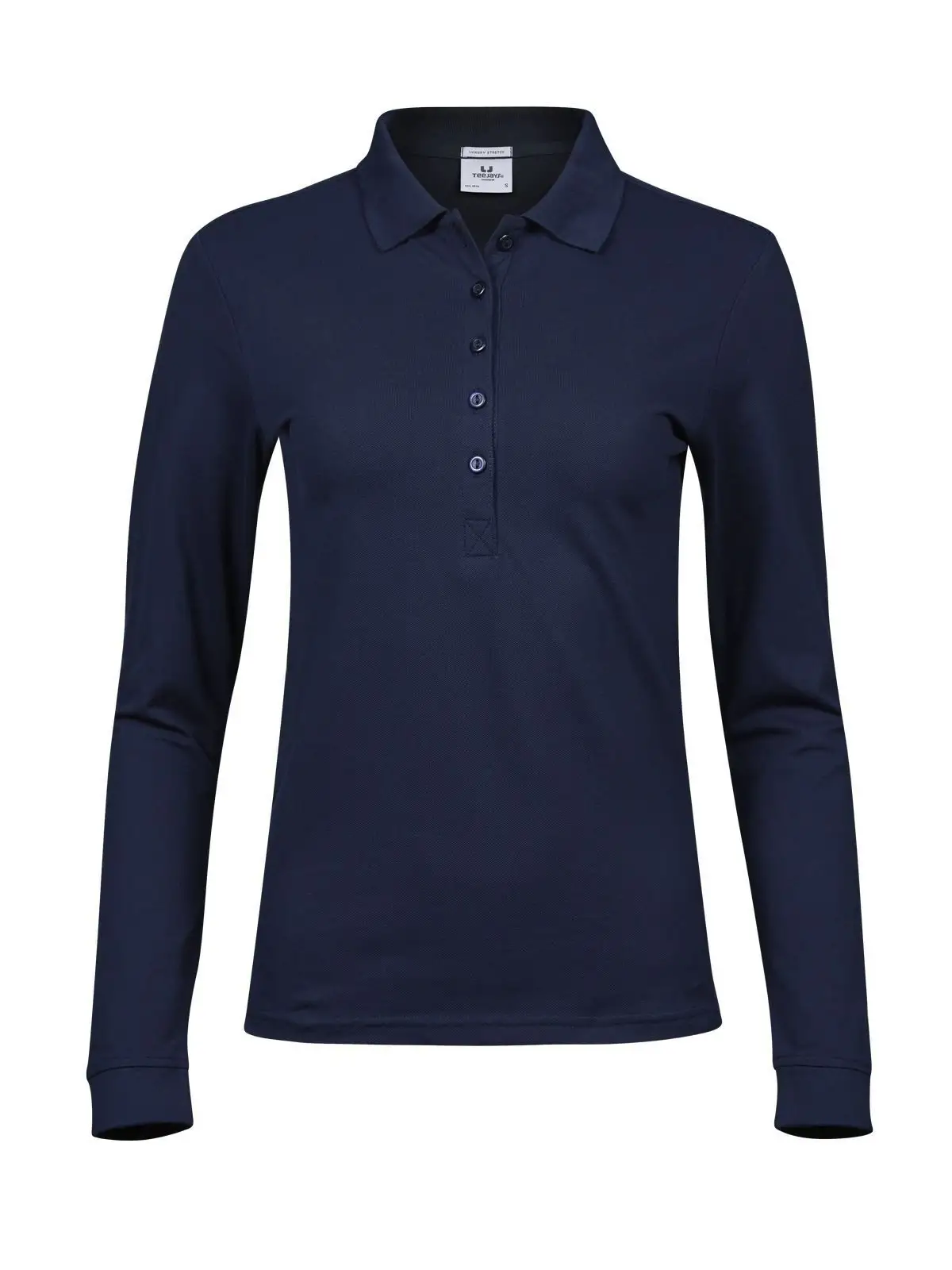 Ladies Luxury Stretch Long Sleeve Polo