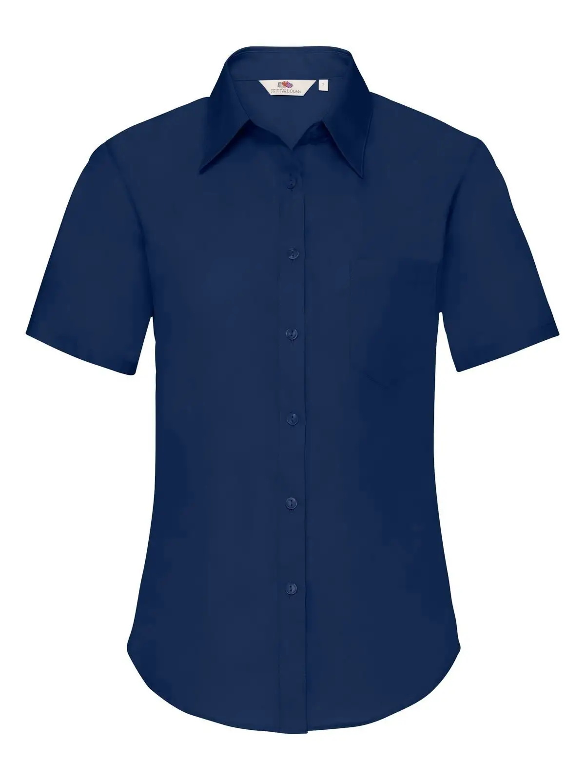 Ladies Poplin Shirt Short Sleeve