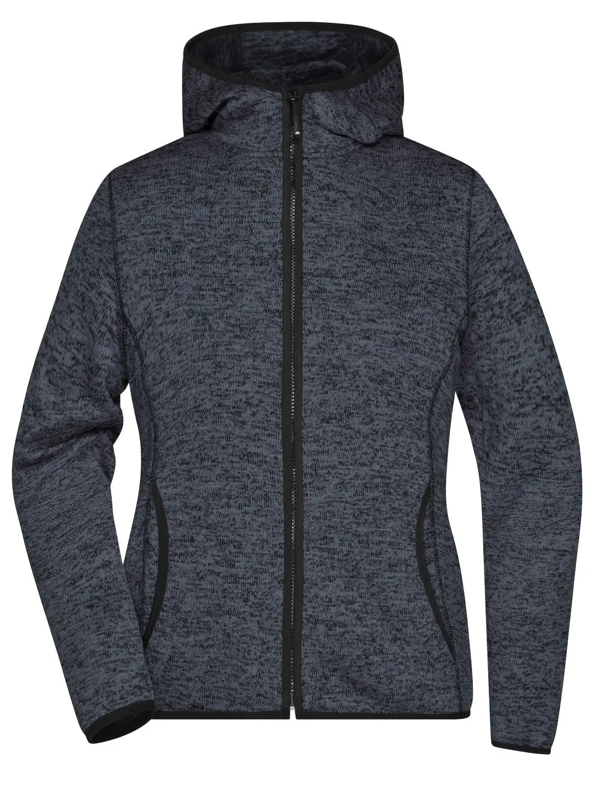 Ladies' Knitted Fleece Hoody
