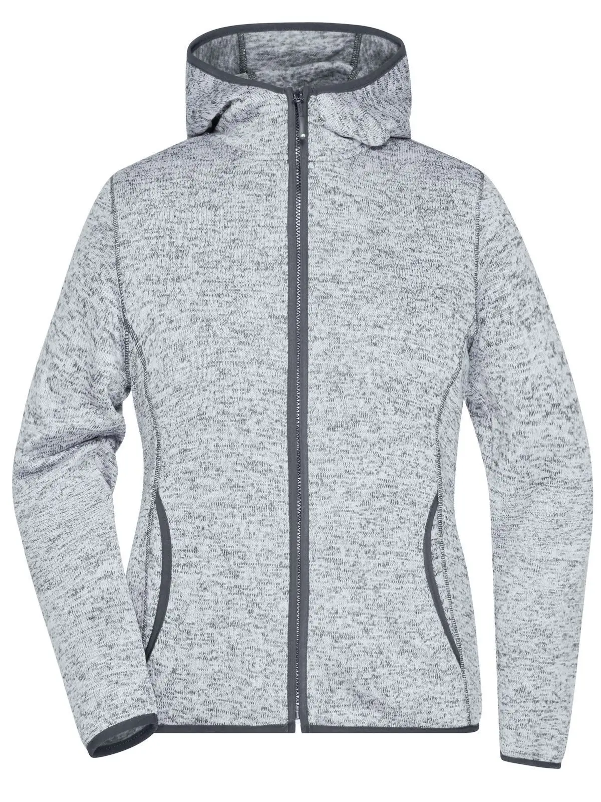 Ladies' Knitted Fleece Hoody