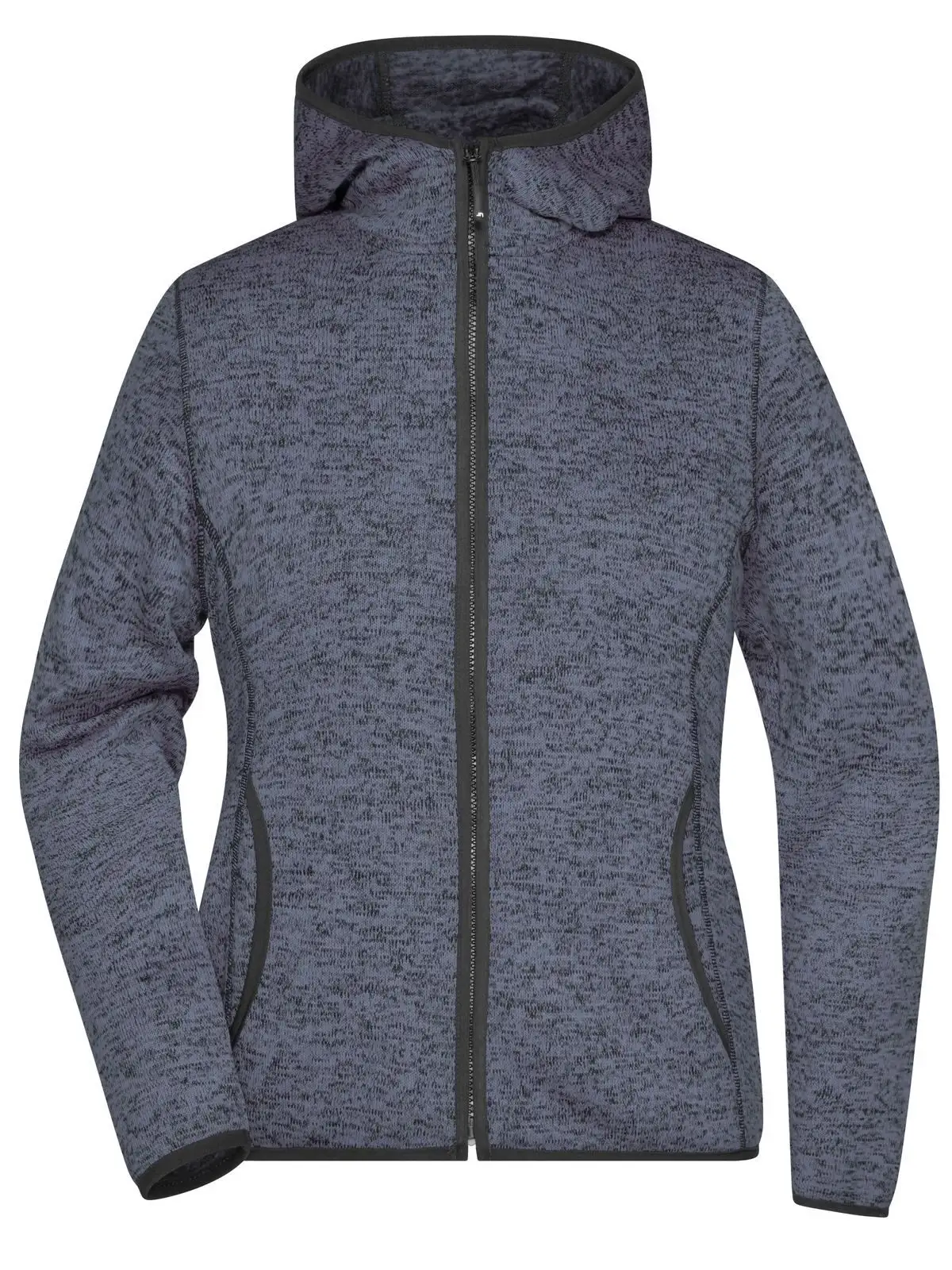 Ladies' Knitted Fleece Hoody