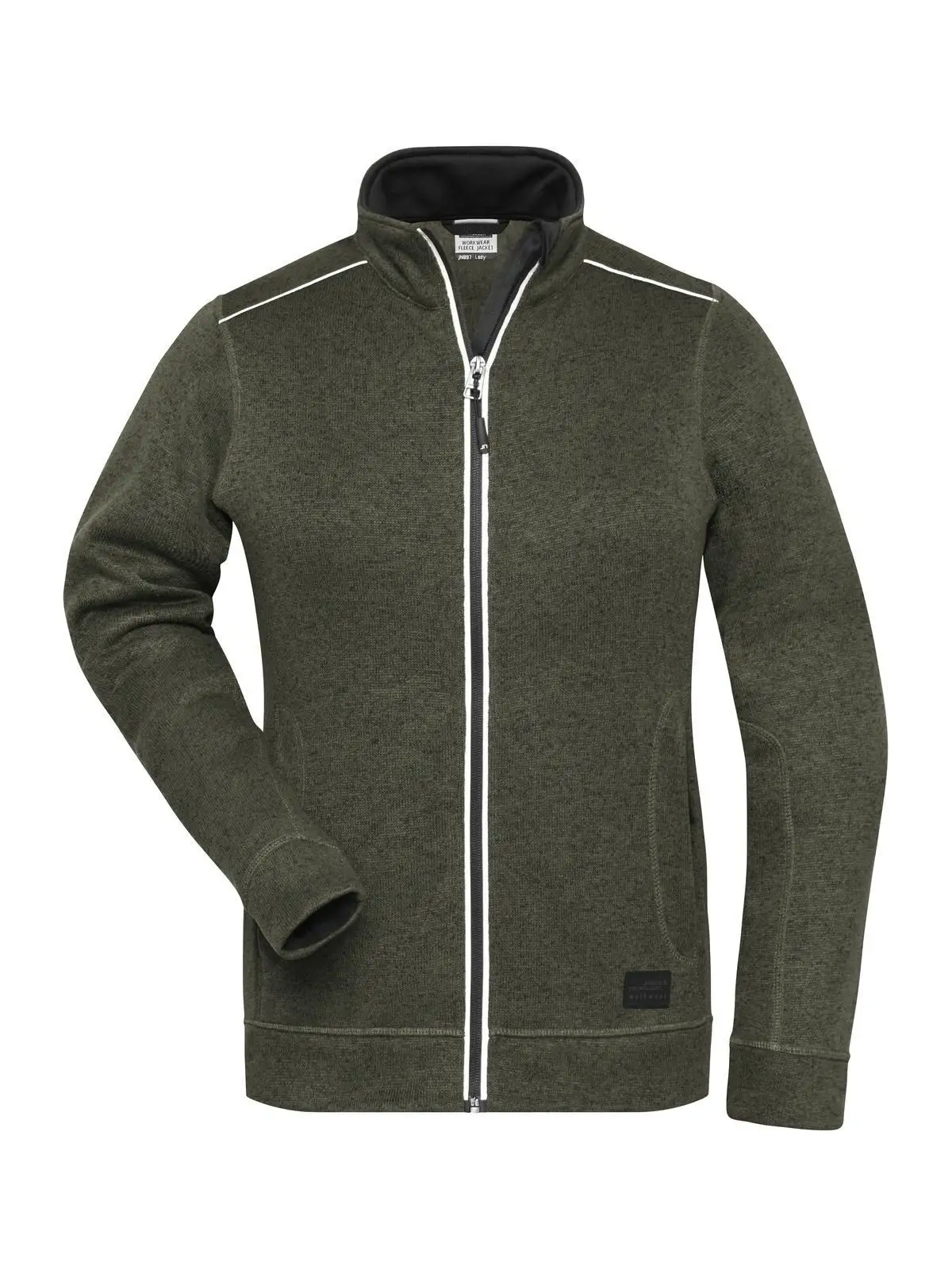 Ladies' Knitted Workwear Fleece Jacket - Solid