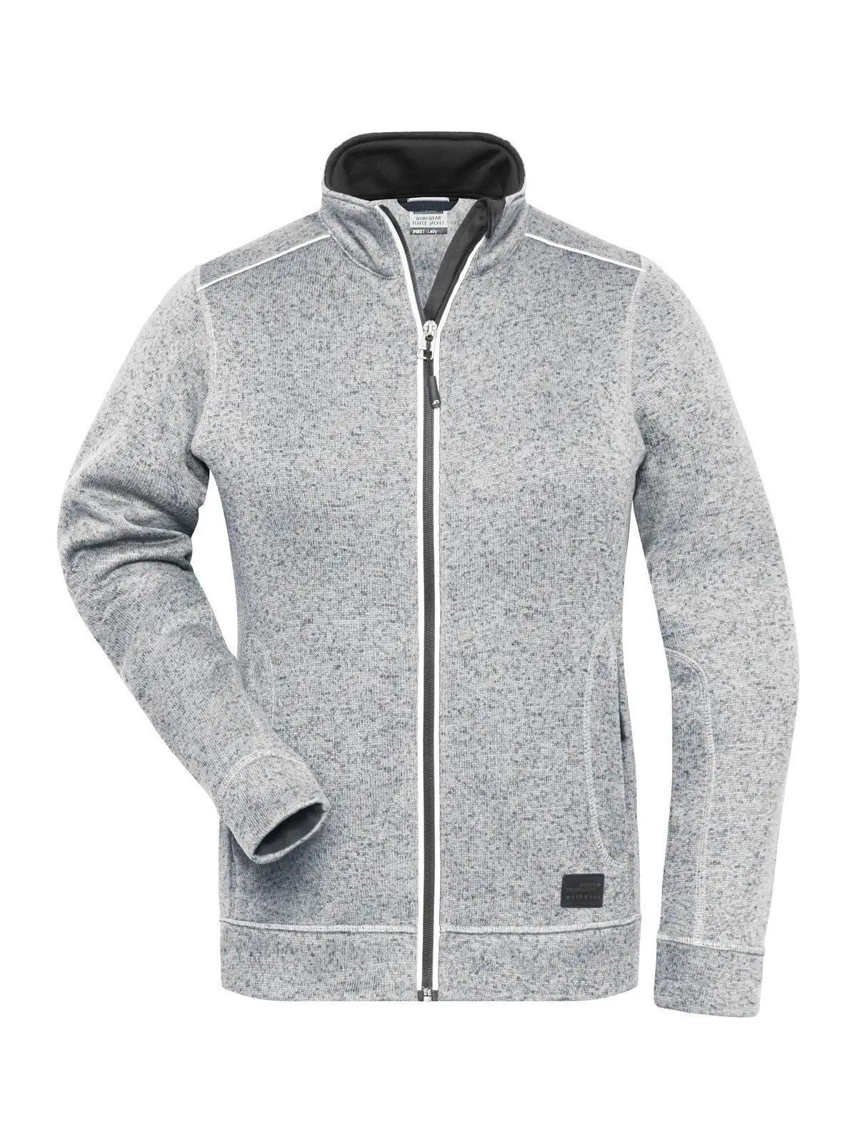 Ladies' Knitted Workwear Fleece Jacket - Solid
