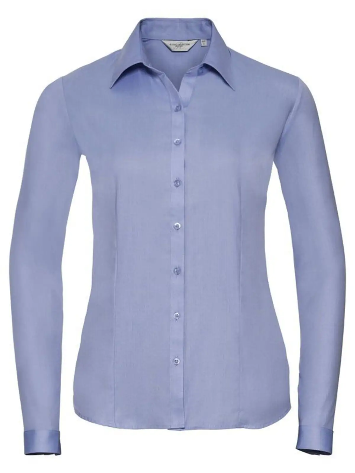 Ladies' Long Sleeve Tailored Herringbone Shirt