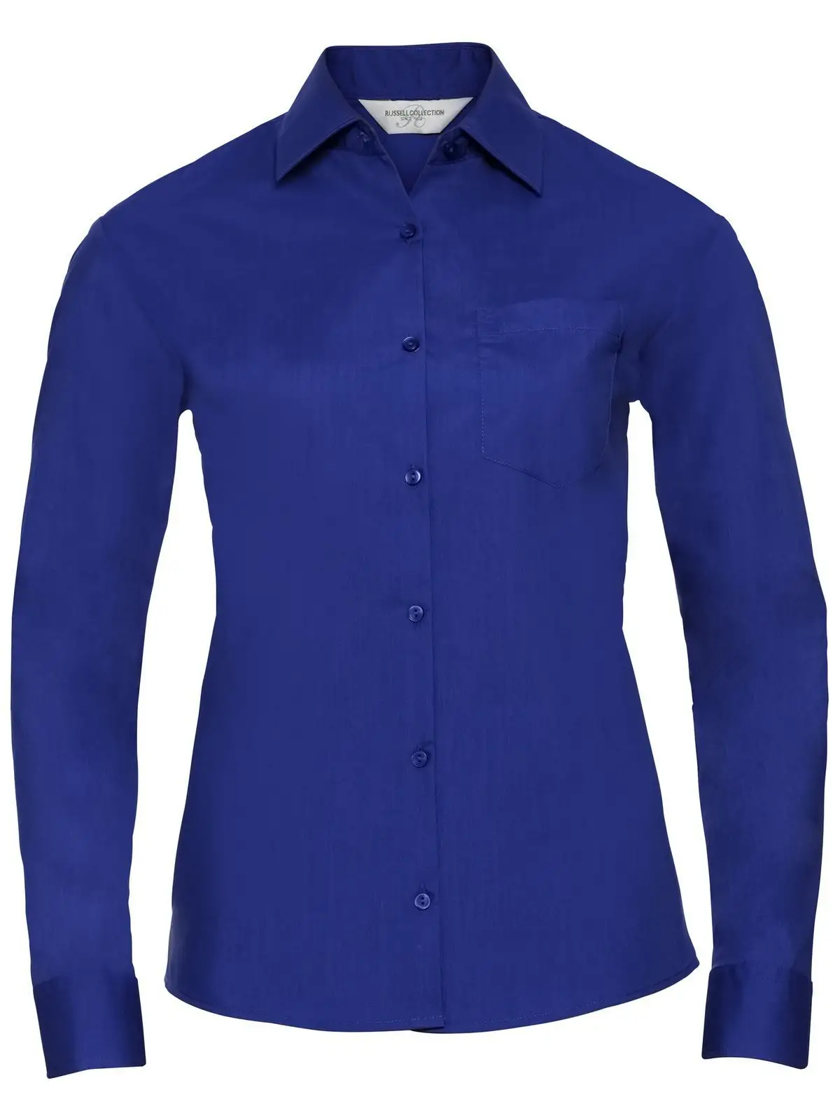 Ladies' Long Sleeve PolyCotton Poplin Shirt