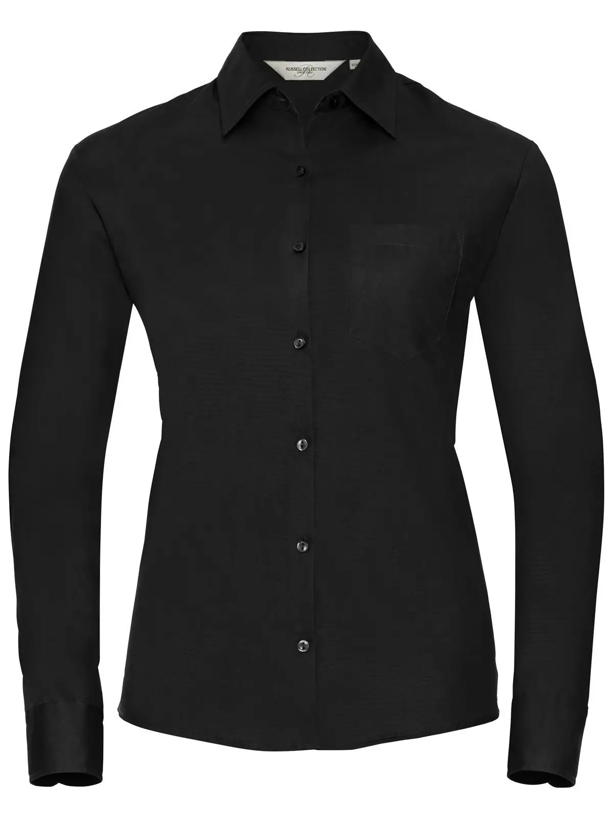Ladies' Long Sleeve Pure Cotton Poplin Shirt