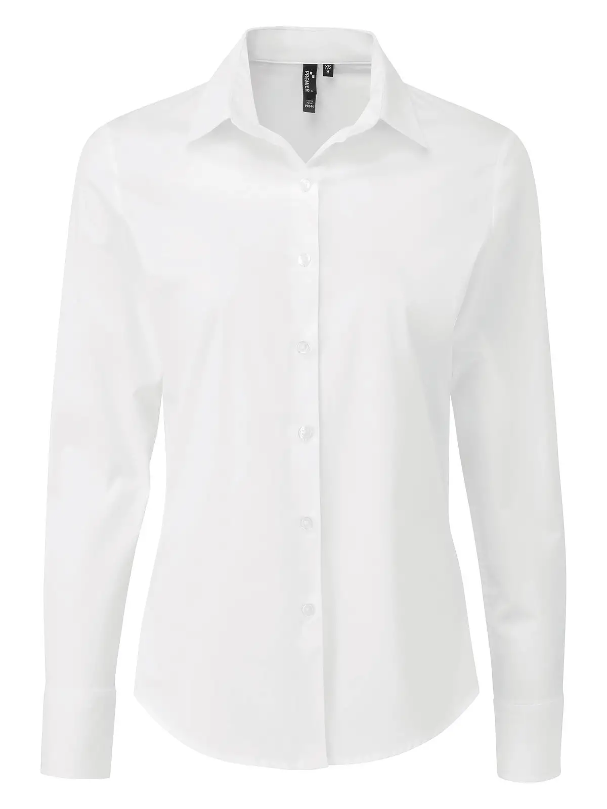 Ladies'’ Stretch FitCotton Poplin Long Sleev Shirtt