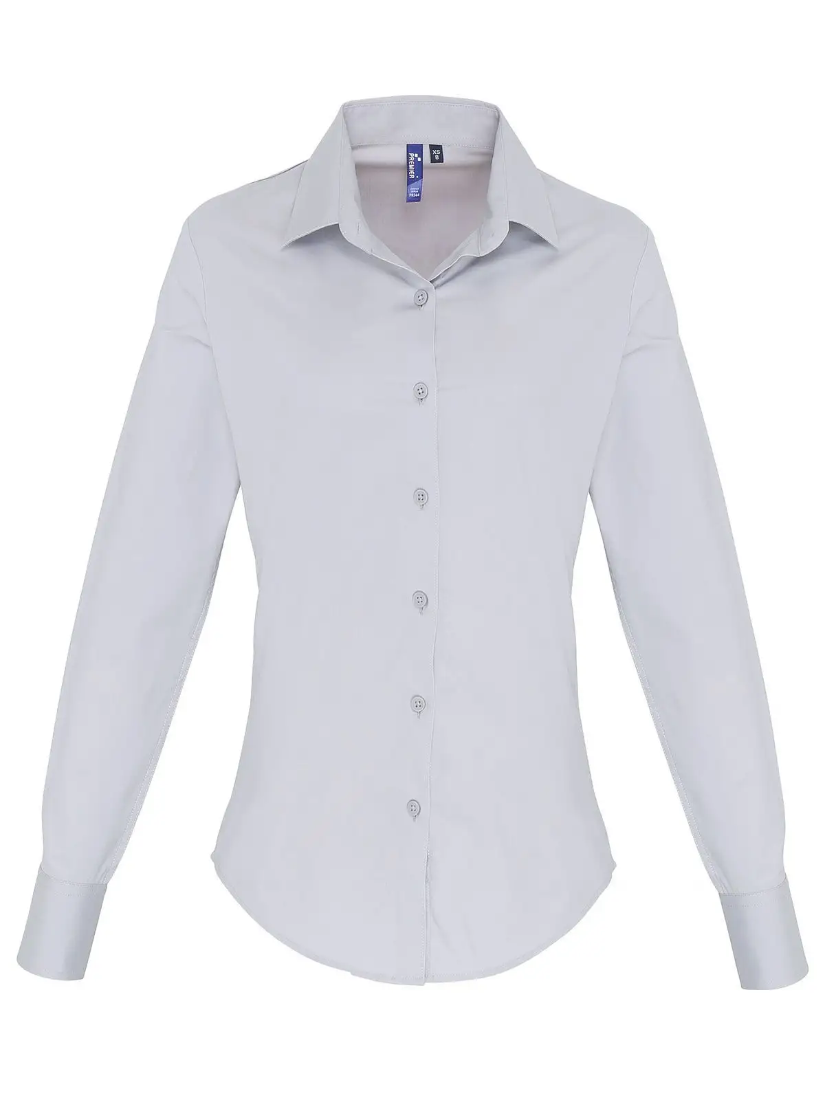 Ladies'’ Stretch FitCotton Poplin Long Sleev Shirtt
