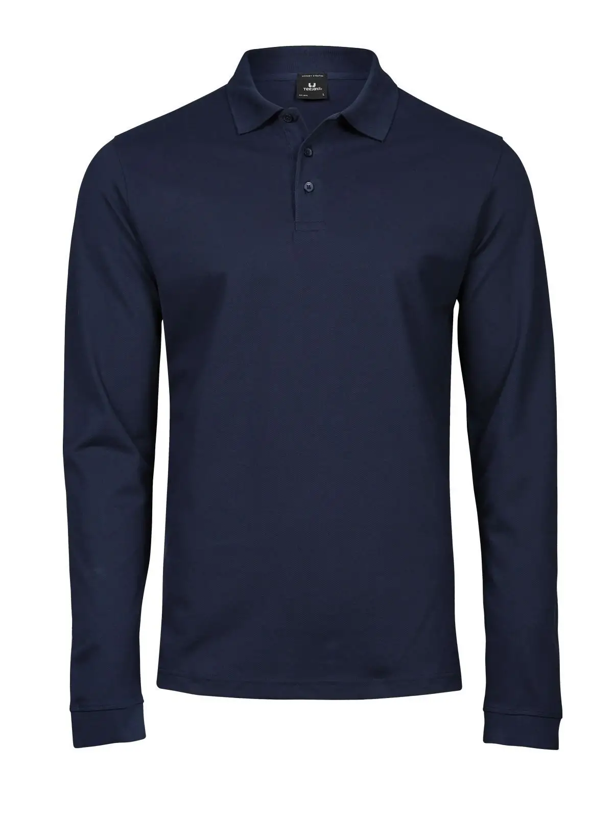 Luxury Stretch Long Sleeve Polo