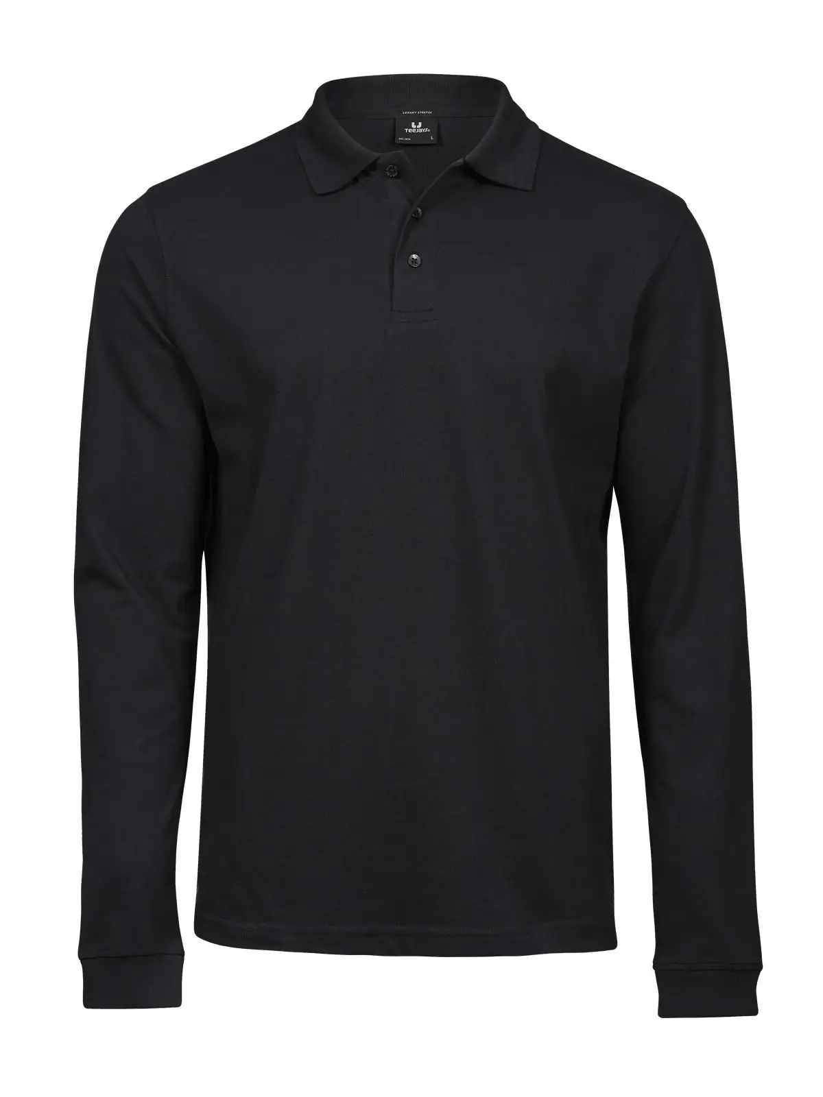 Luxury Stretch Long Sleeve Polo