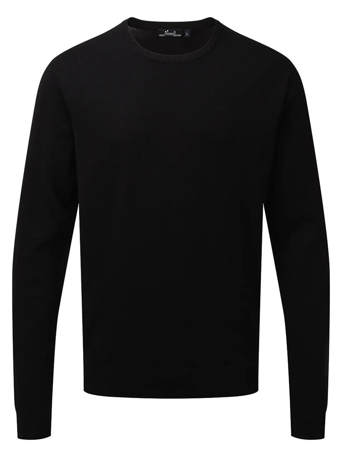 Men's Crew Neck Cotton Rich Knitted Sweater