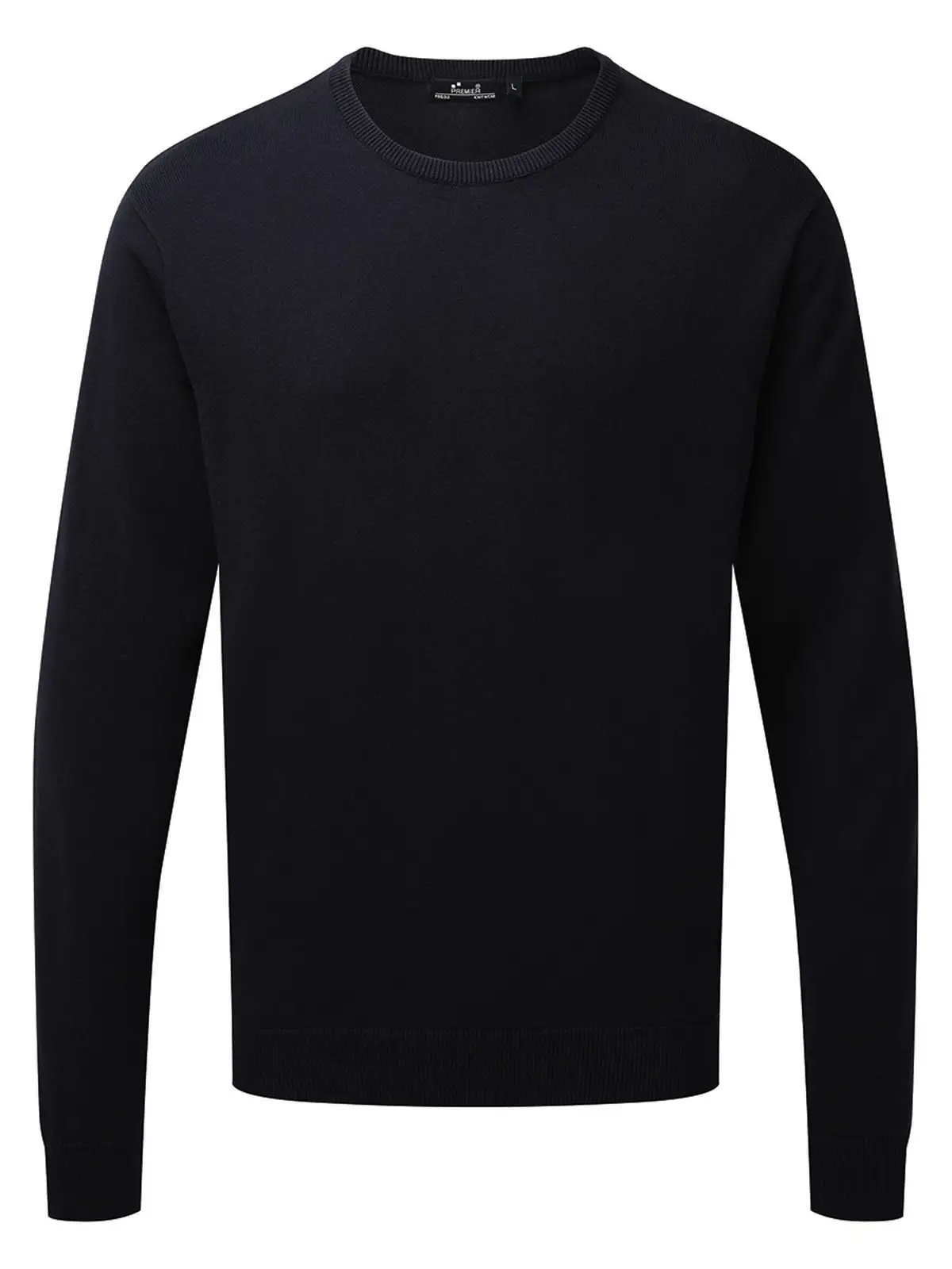 Men's Crew Neck Cotton Rich Knitted Sweater