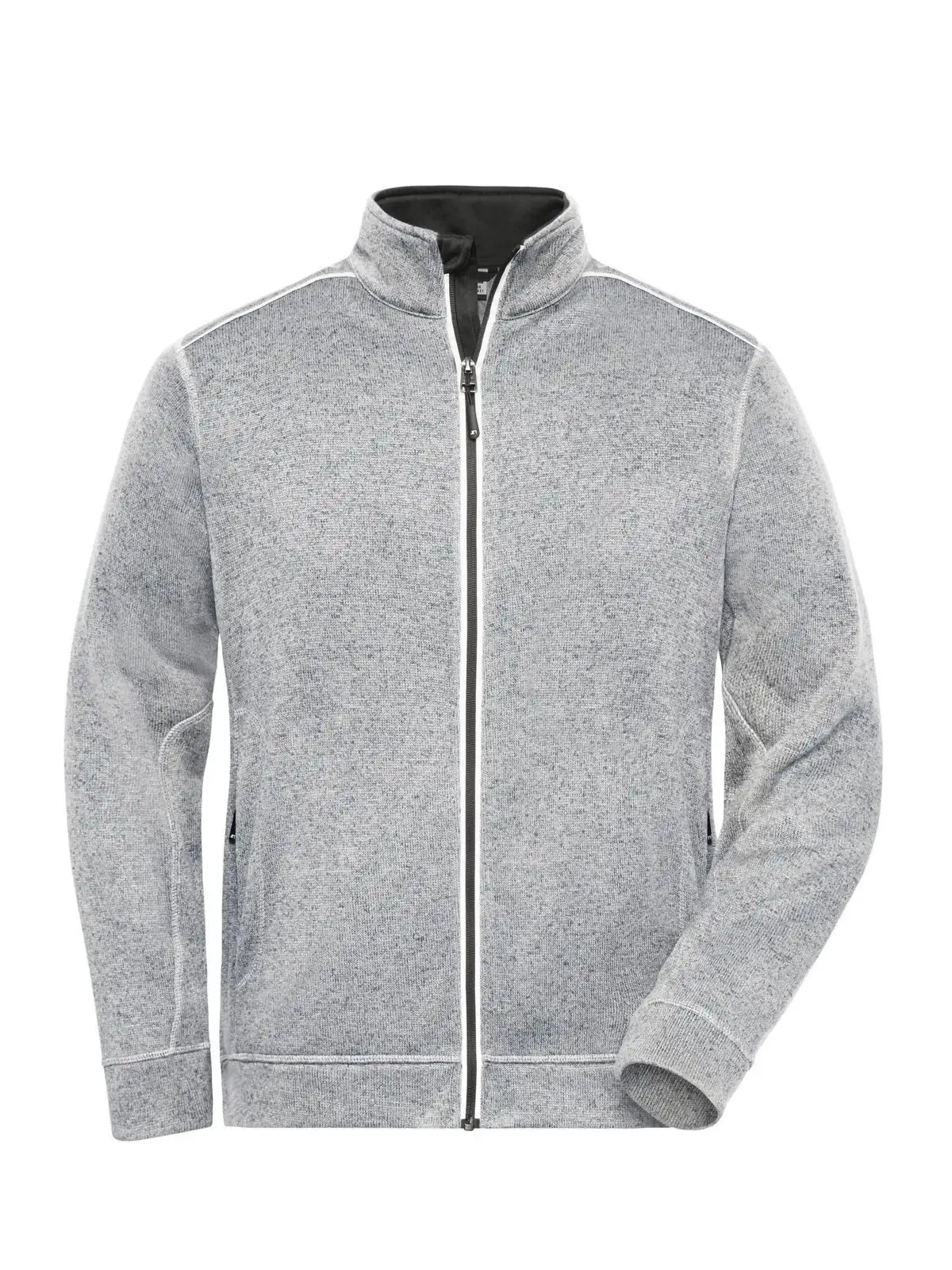 Men's Knitted Workwear Fleece Jacket - Solid