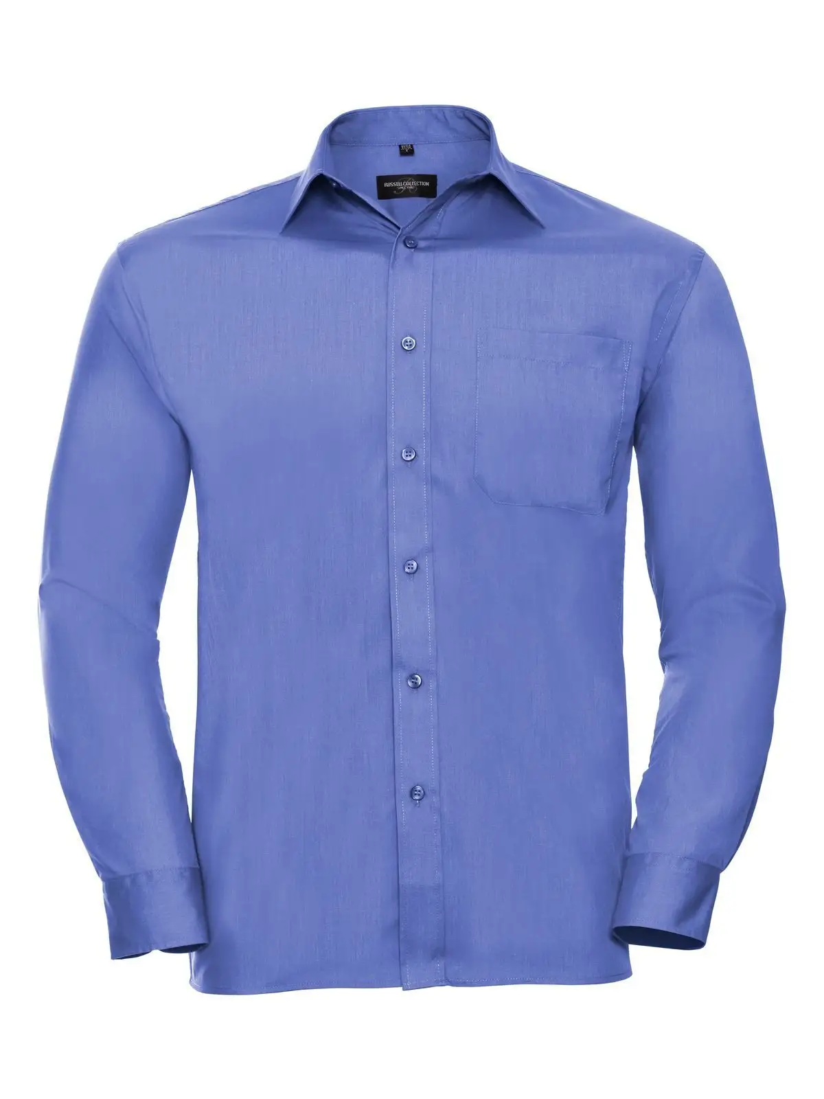 Men's Long Sleeve PolyCotton Poplin Shirt