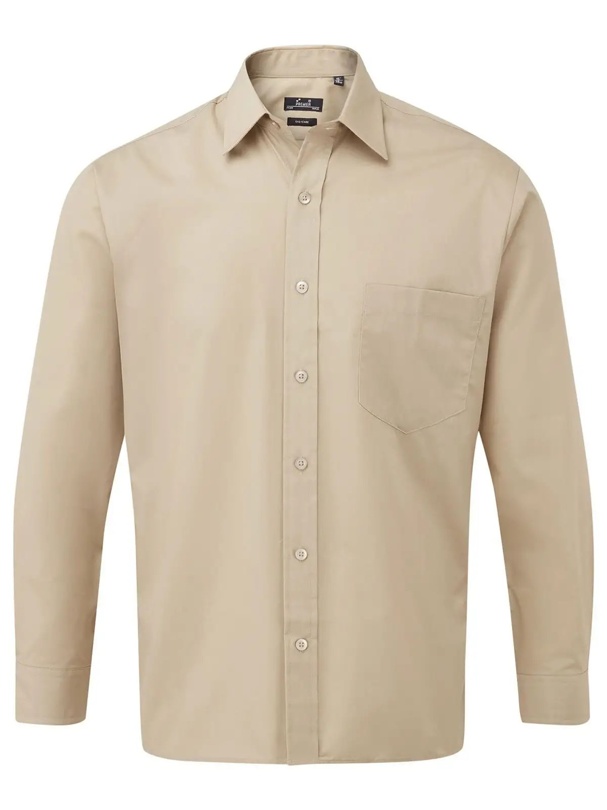 Men's Long Sleeve Poplin Shirt