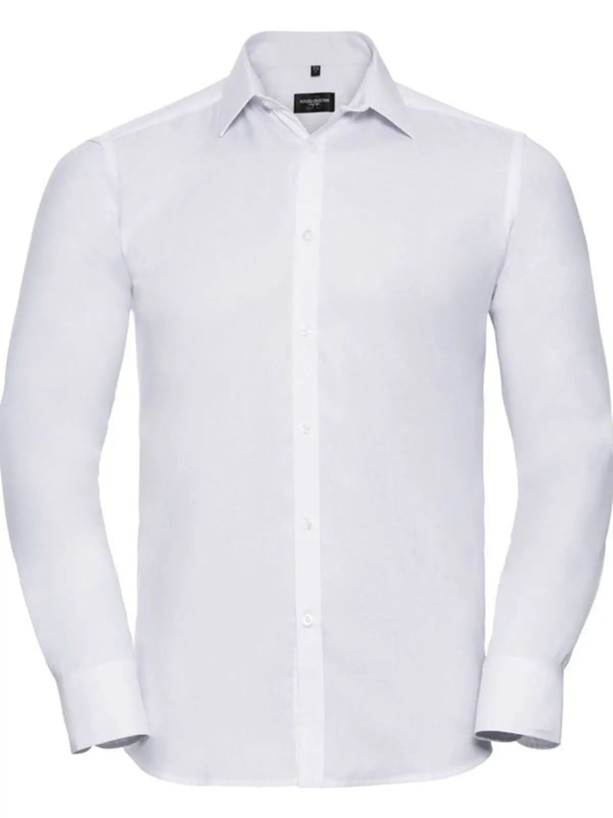 Men's Long Sleeve Tailored Herringbone Shirt