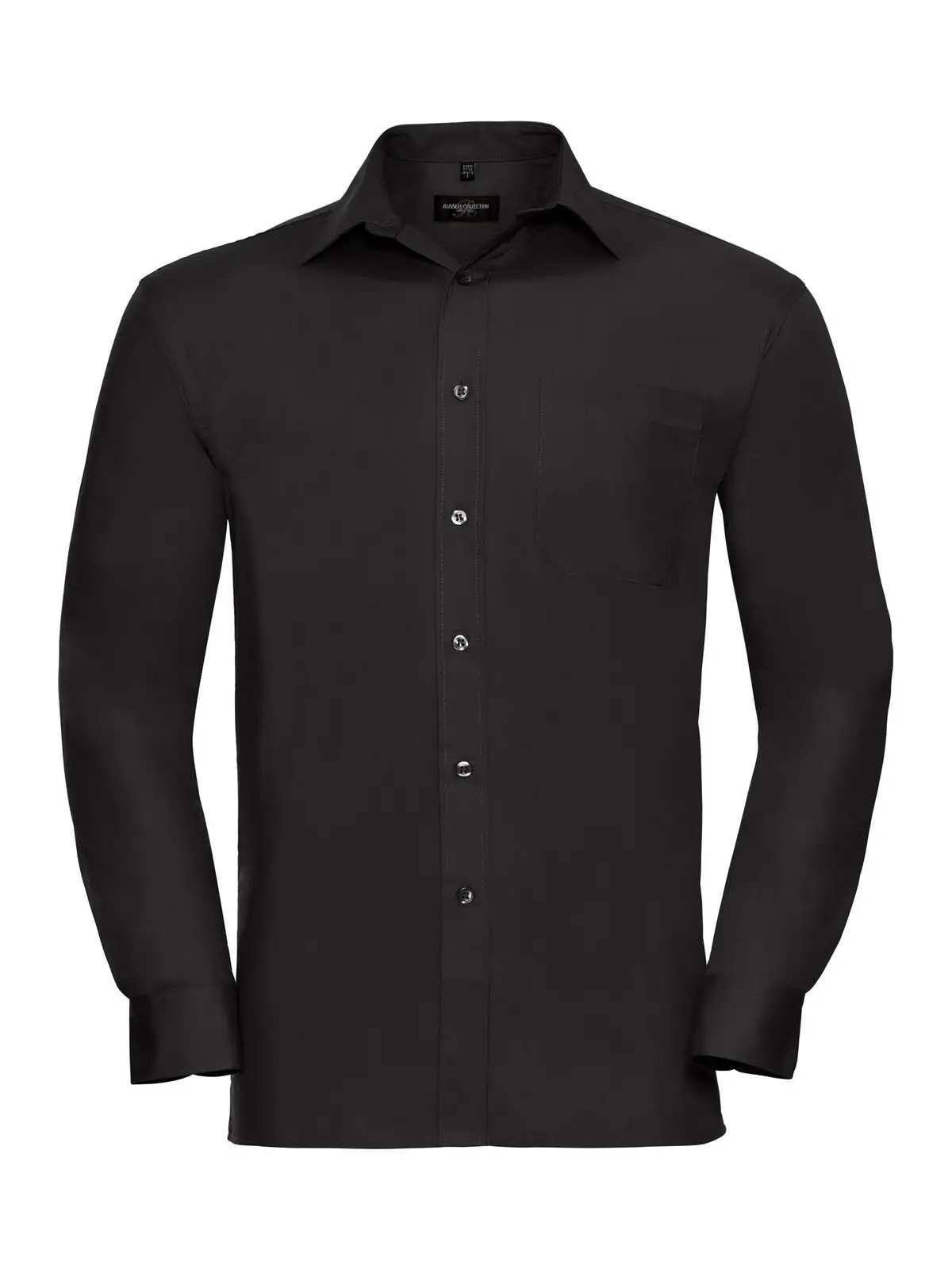Men's Long Sleeve Pure Cotton Poplin Shirt