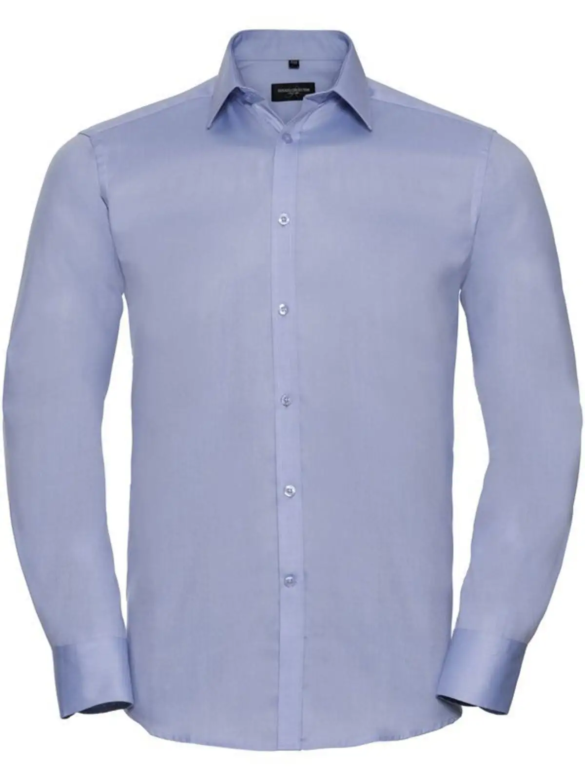 Men's Long Sleeve Tailored Herringbone Shirt