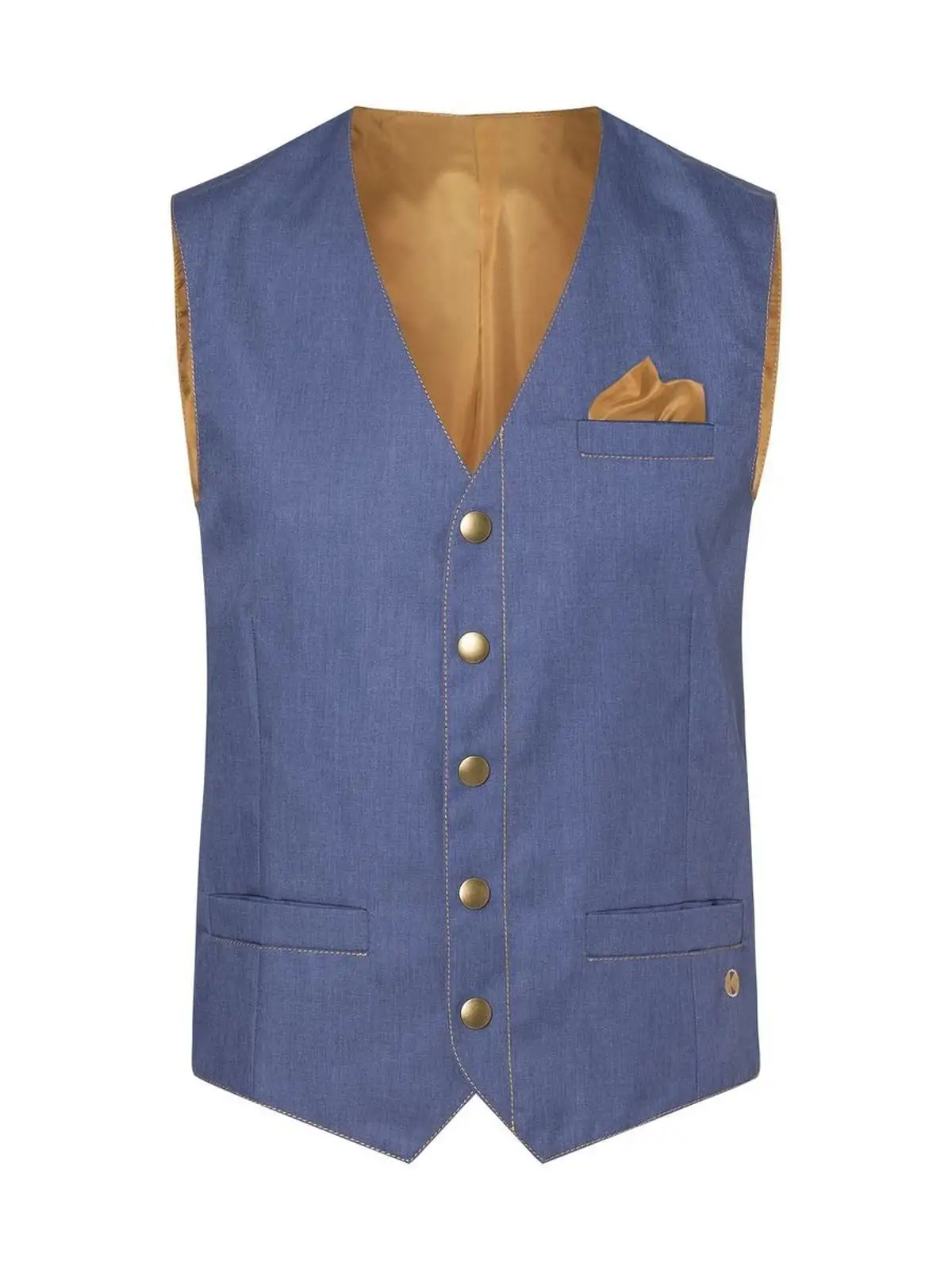 Men's Waistcoat Jeans-Style