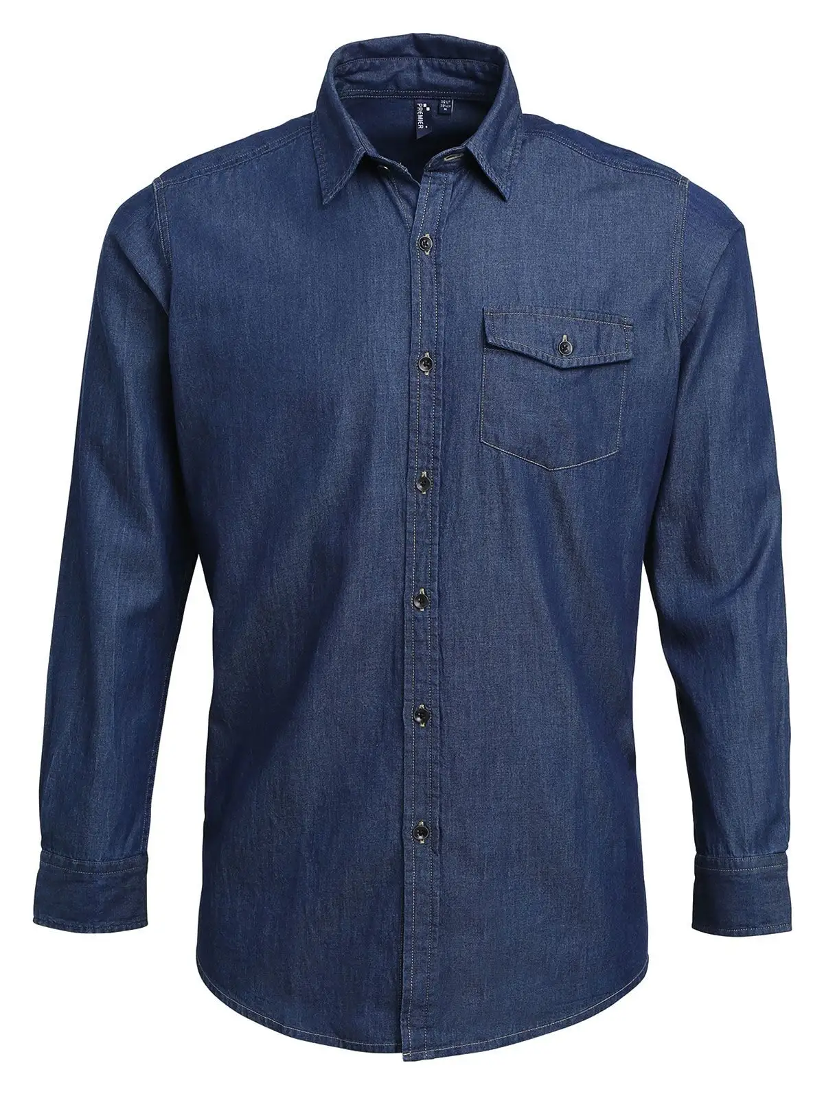 Men'’s Jeans Stitch Denim Shirt