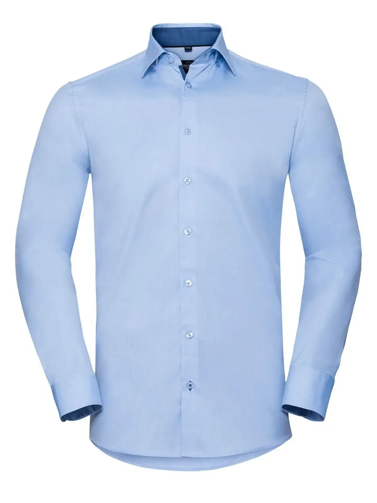 Men´s Long Sleeve Tailored Contrast Herringbone Shirt