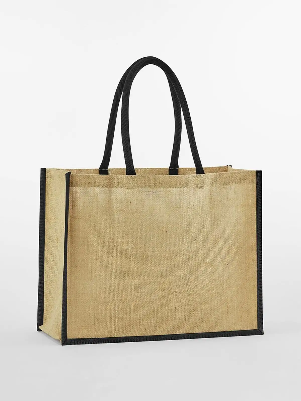 Natural Starched Jute Classic Shopper