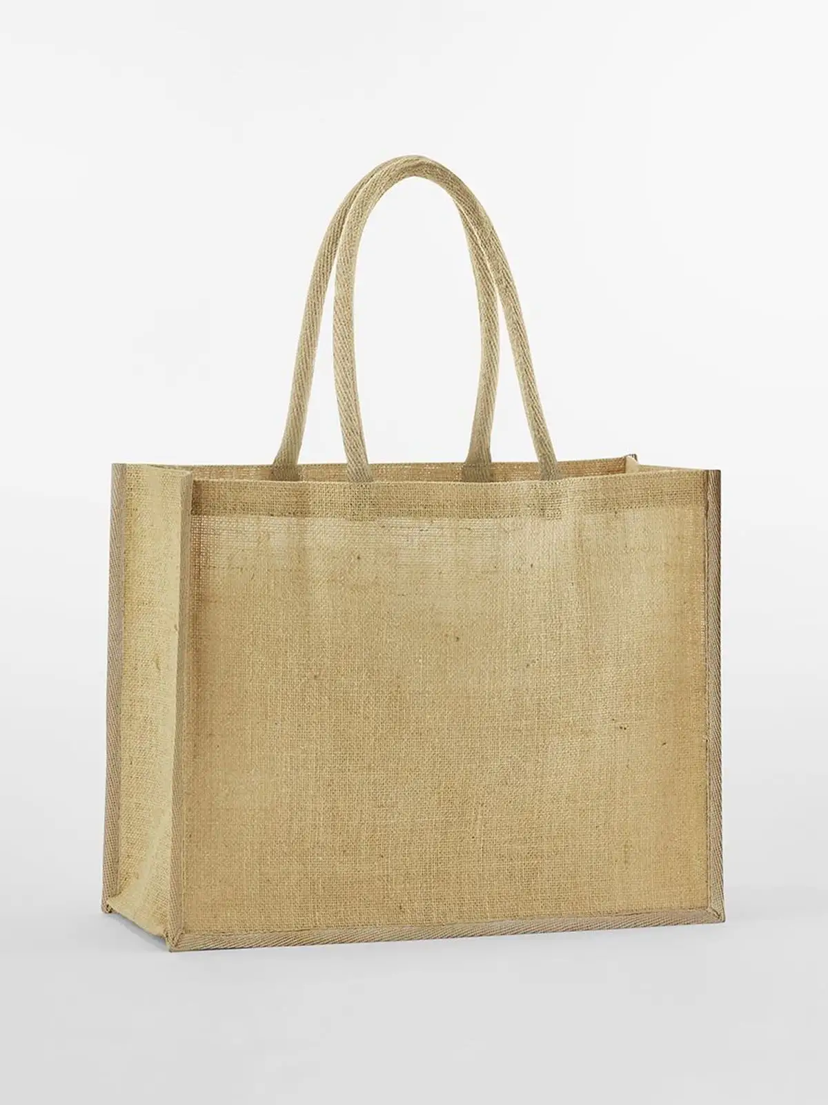 Natural Starched Jute Classic Shopper