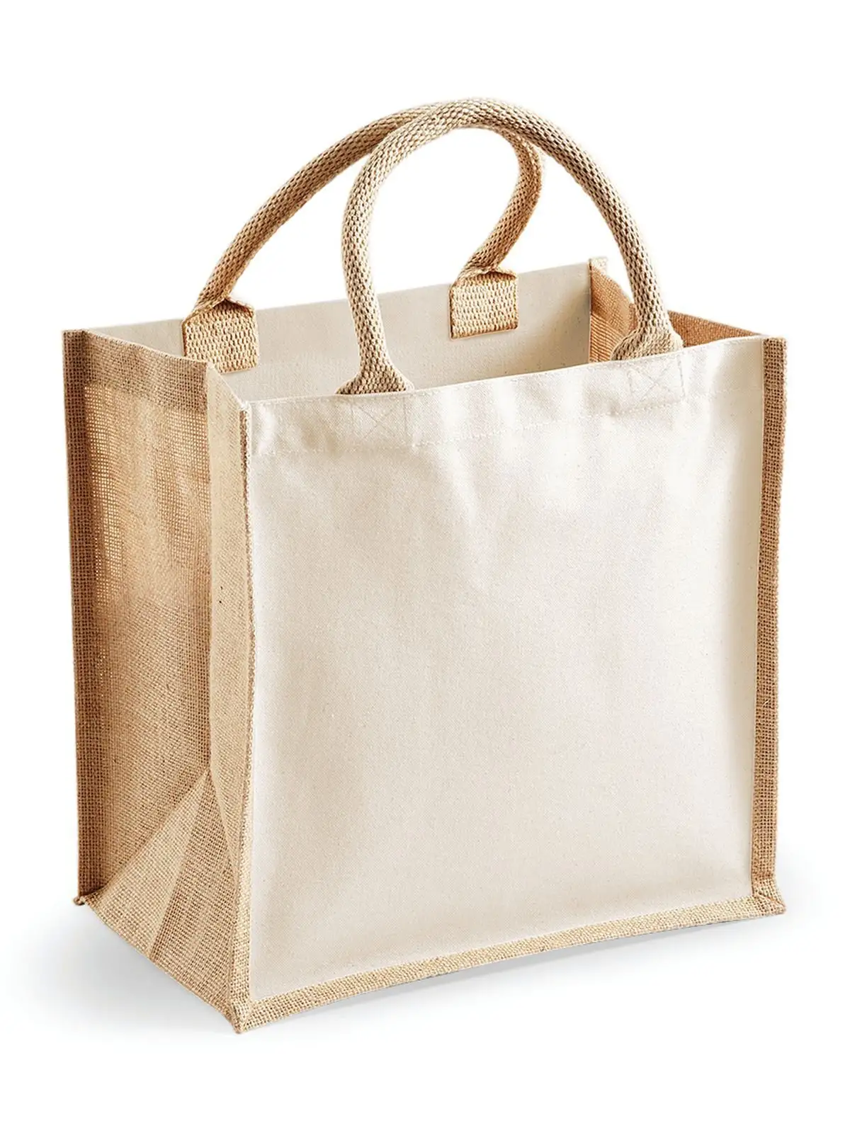 Printers Midi Jute Tote
