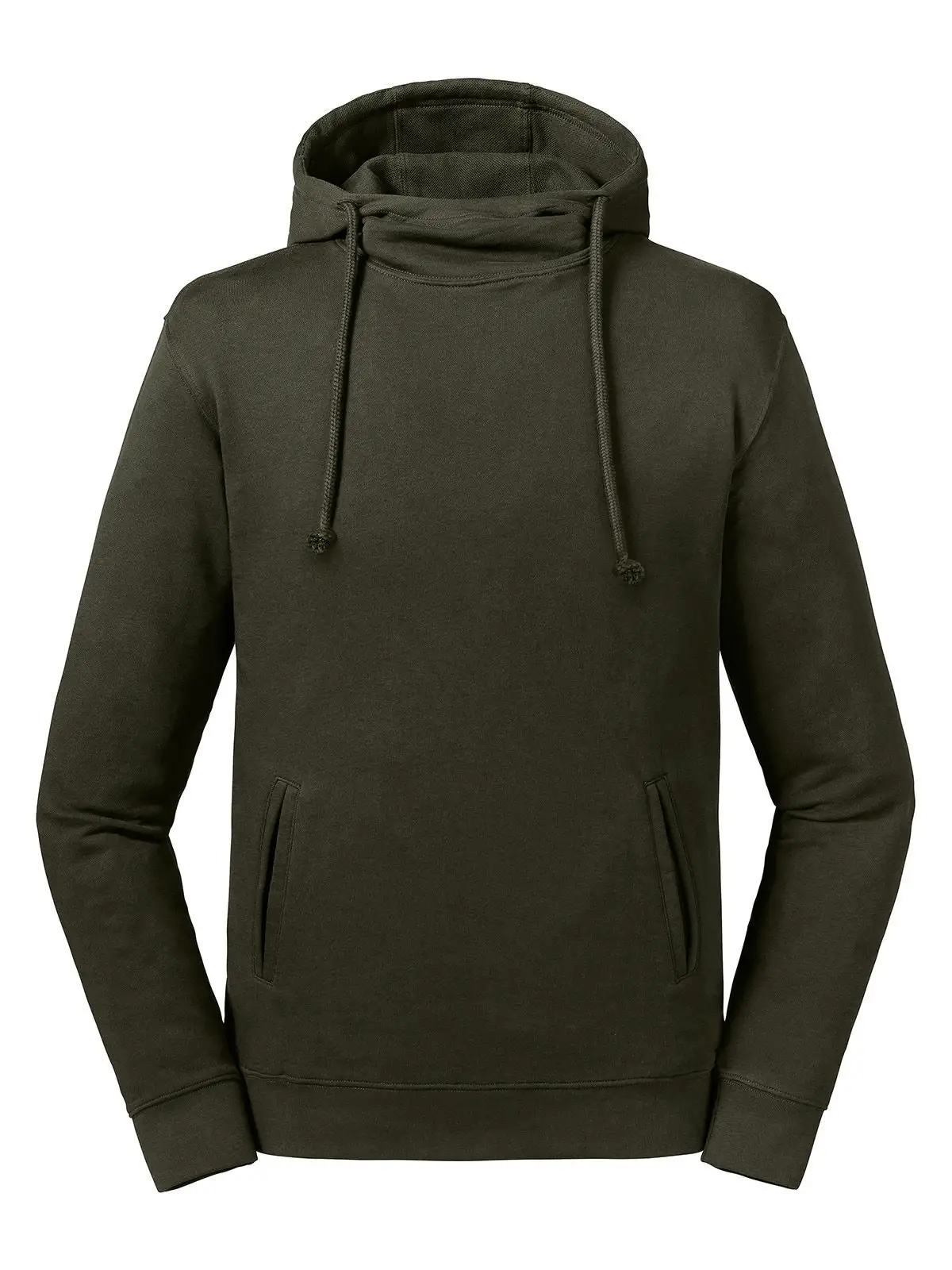 Pure Organic High Collar Hooded Sweat