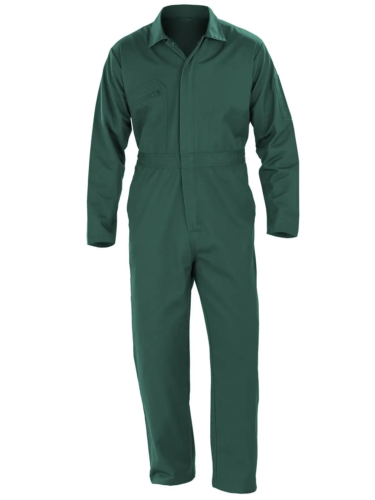 Recycled Action Overall With Zip Front