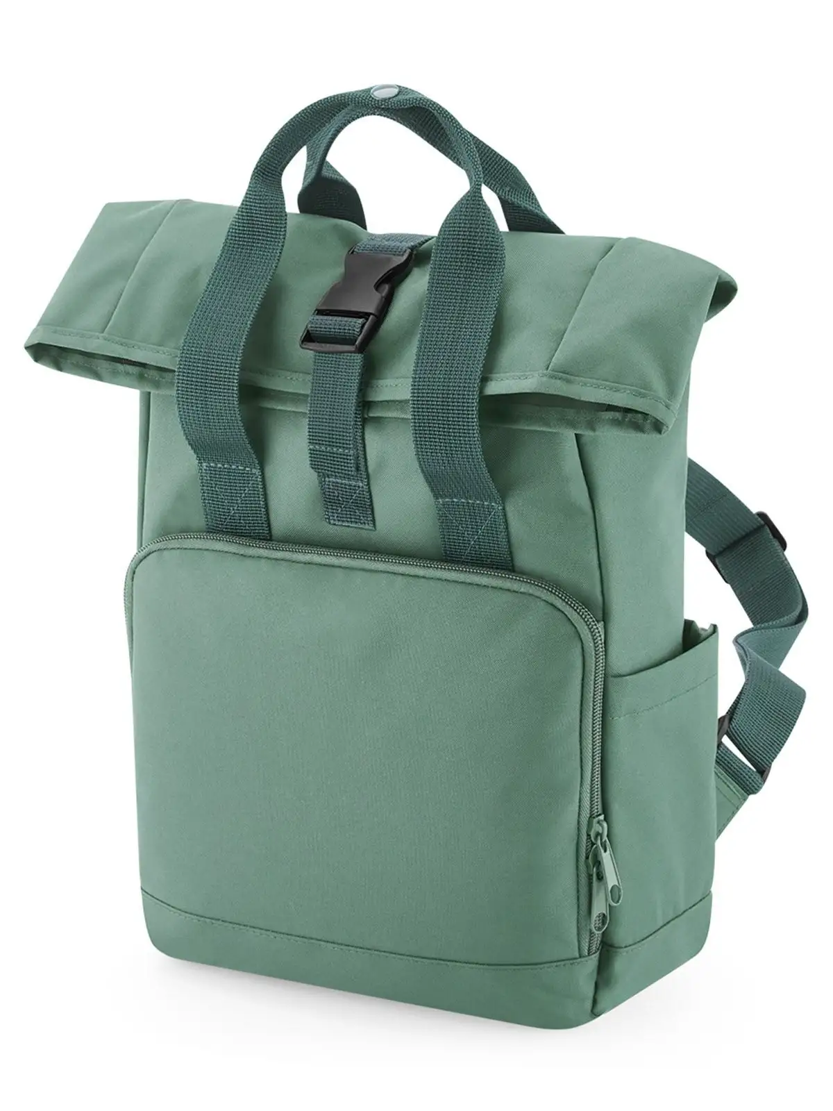 Recycled Mini Twin Handle Roll-Top Backpack