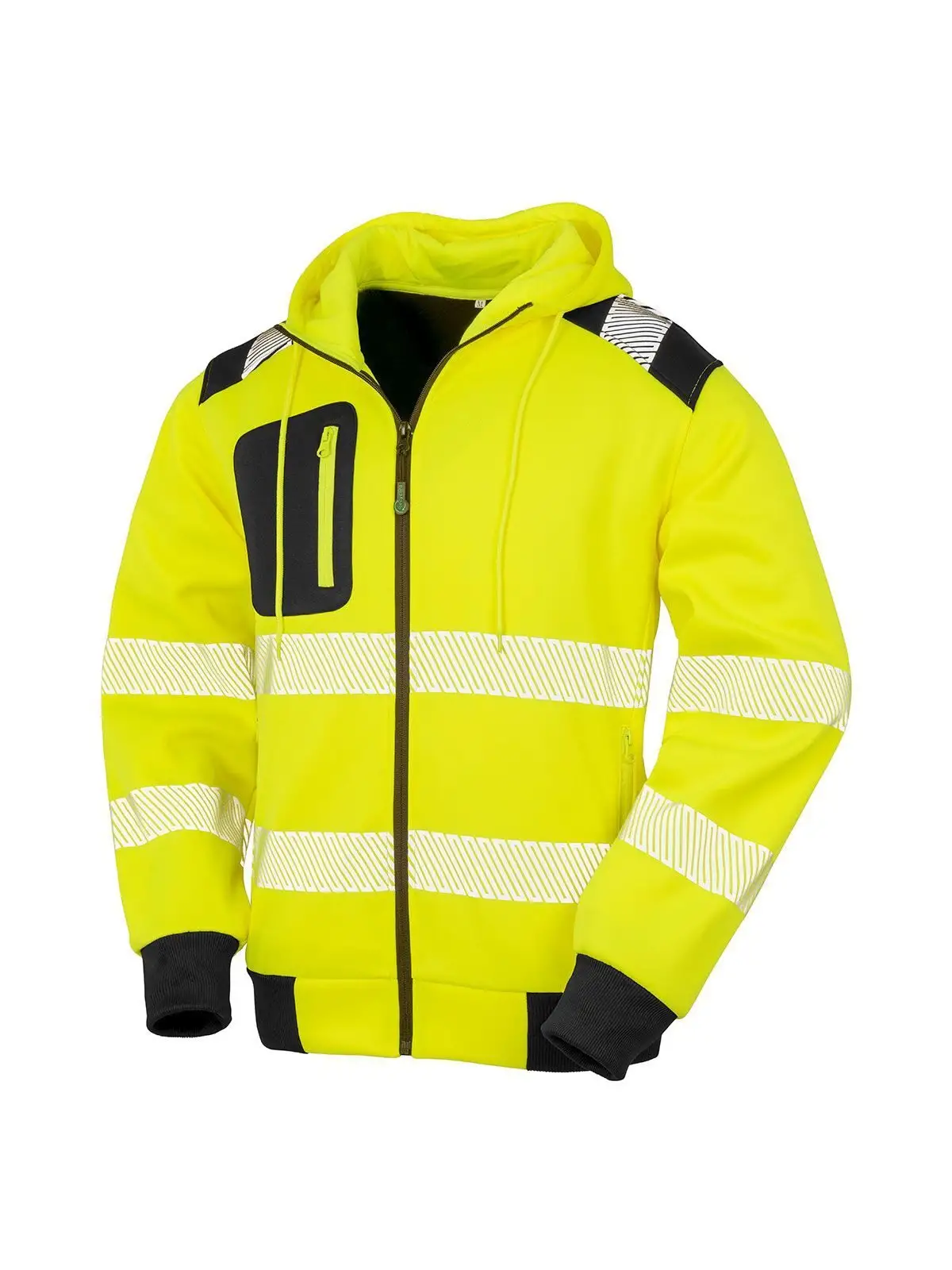 Recycled Robust Zipped Safety Hoody
