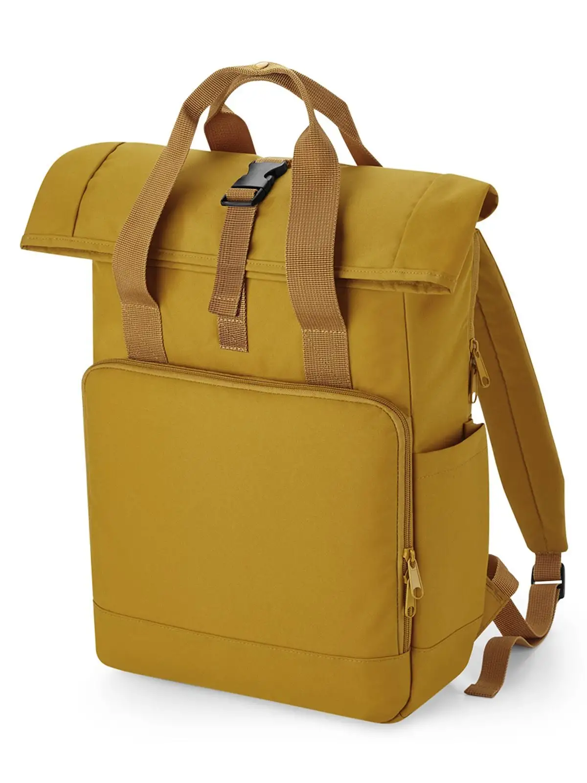 Recycled Twin Handle Roll-Top Laptop Backpack