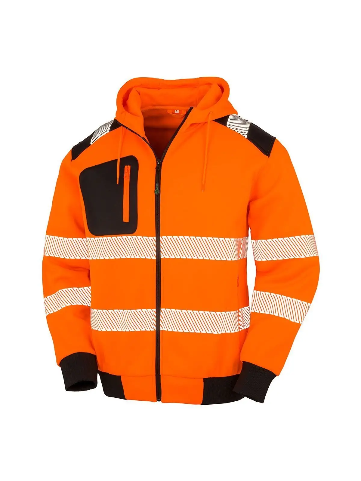 Recycled Robust Zipped Safety Hoody